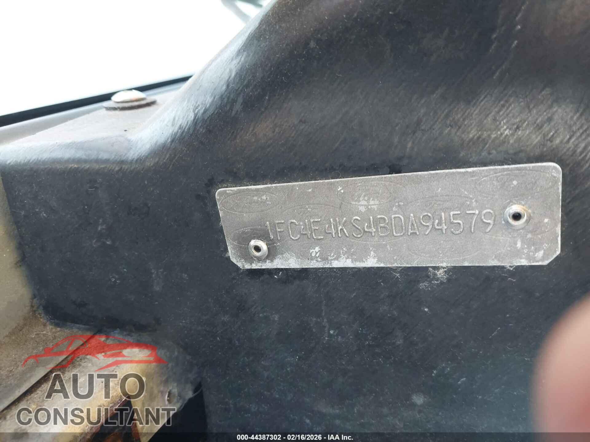 FORD E-450 STRIPPED 2011 - 1FC4E4KS4BDA94579