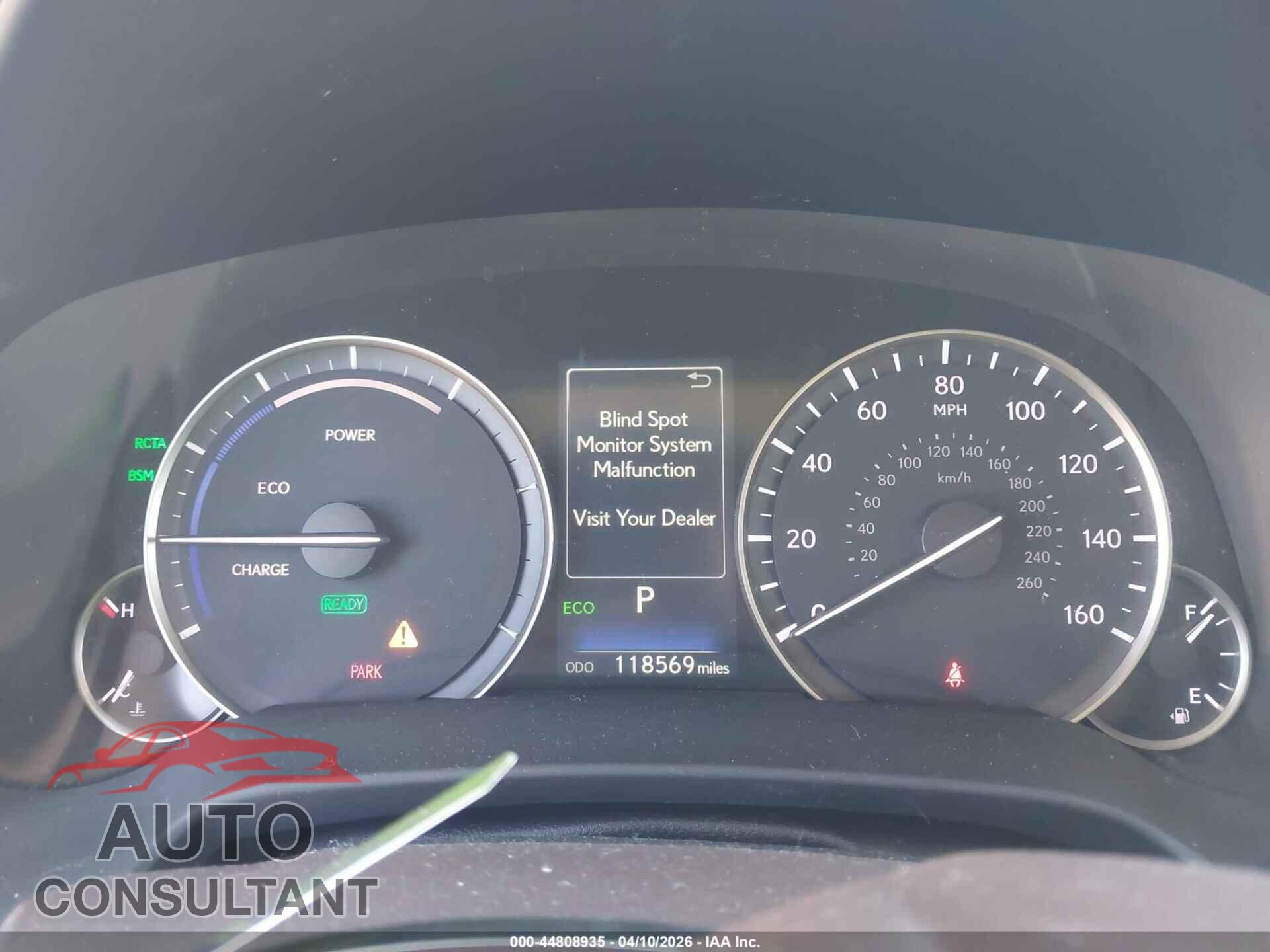 LEXUS RX 450H 2016 - 2T2BGMCA0GC005338