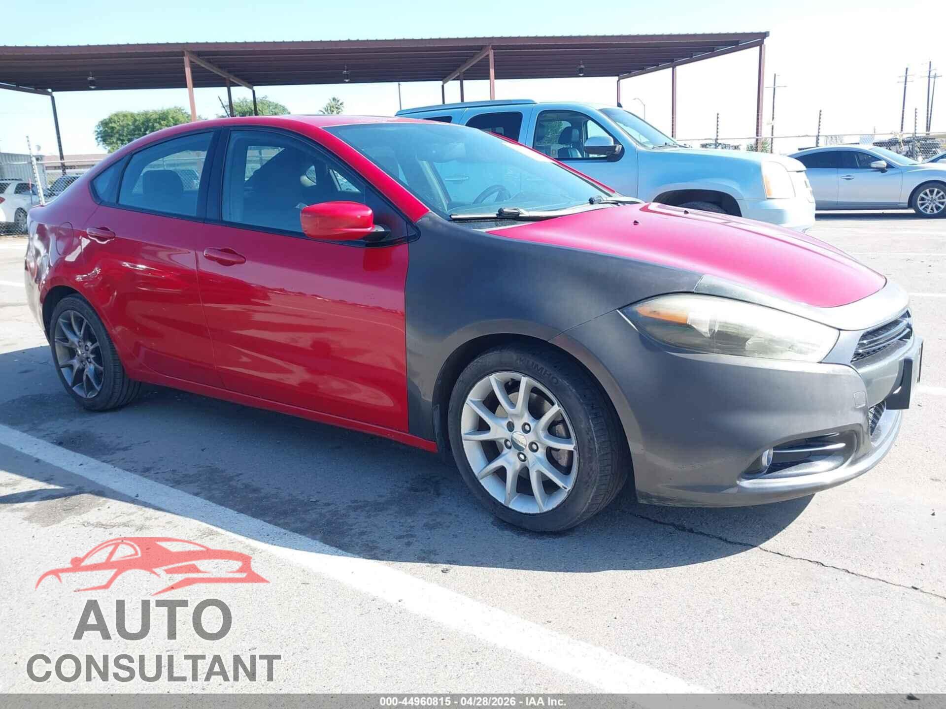 DODGE DART 2014 - 1C3CDFBB2ED871330
