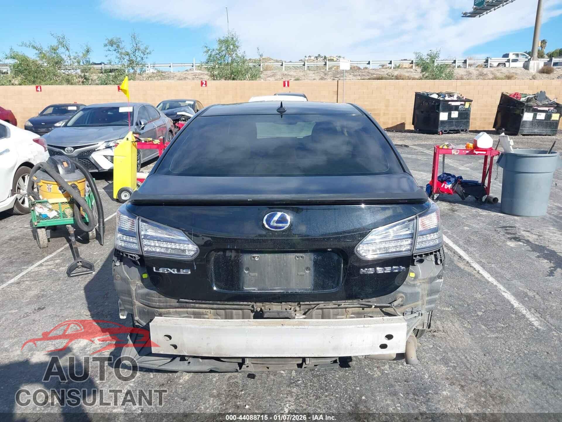 LEXUS HS 250H 2010 - JTHBB1BA6A2014441
