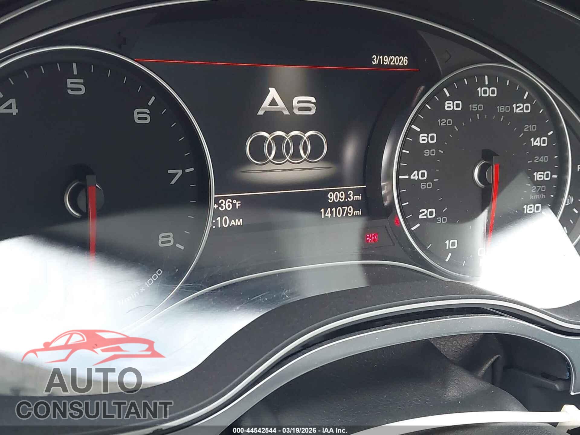AUDI A6 2013 - WAUGFAFC0DN056966