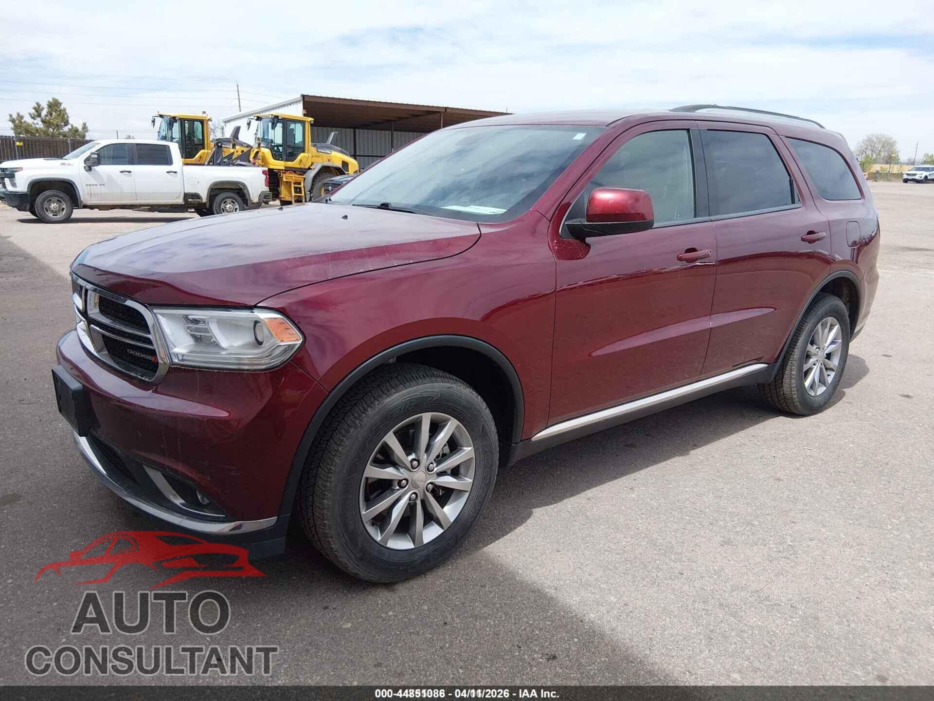 DODGE DURANGO 2017 - 1C4RDJAG9HC883684