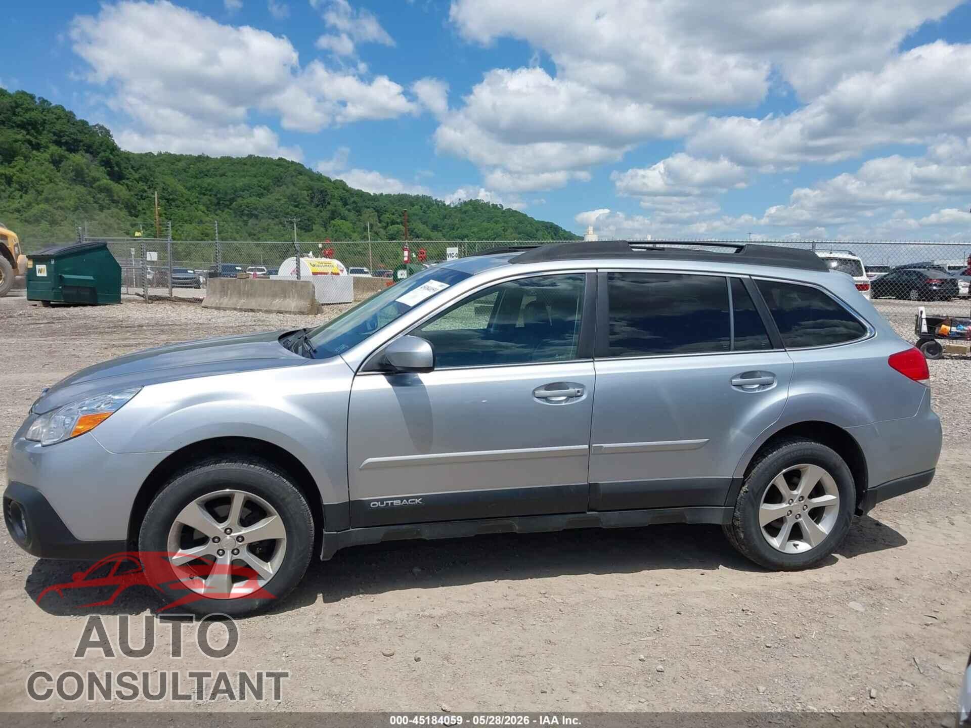 SUBARU OUTBACK 2014 - 4S4BRBLC8E3310169