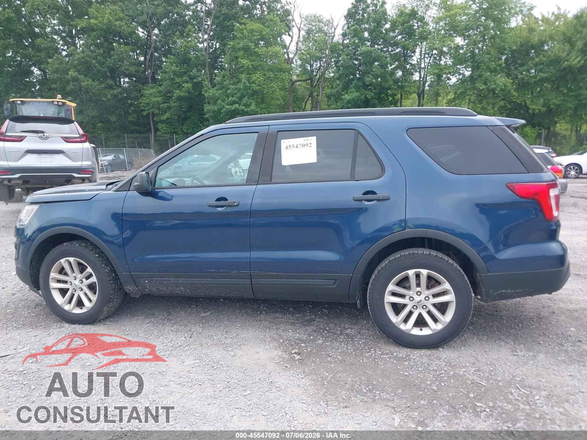 FORD EXPLORER 2017 - 1FM5K8B88HGA01087