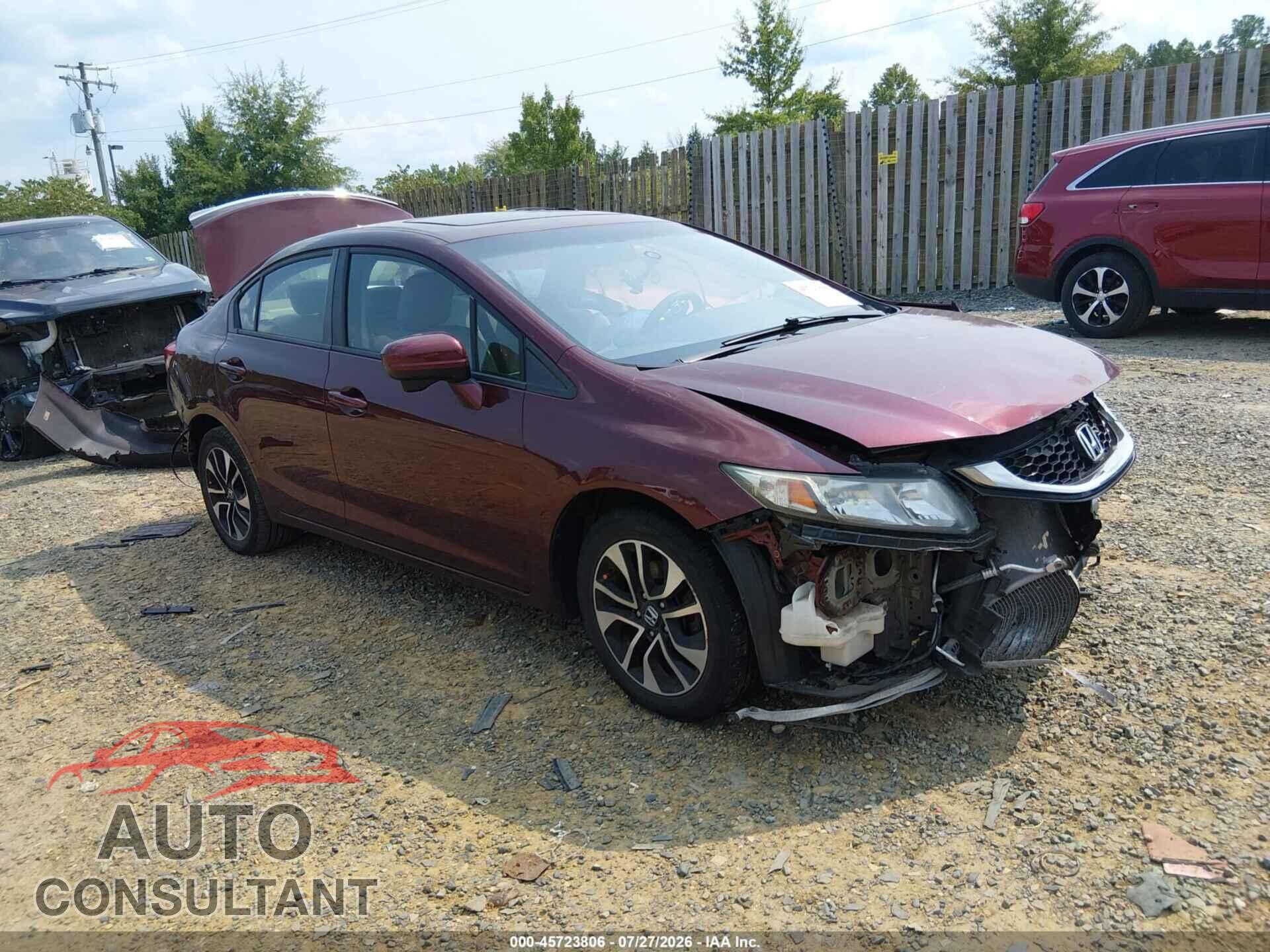HONDA CIVIC 2015 - 19XFB2F81FE227839