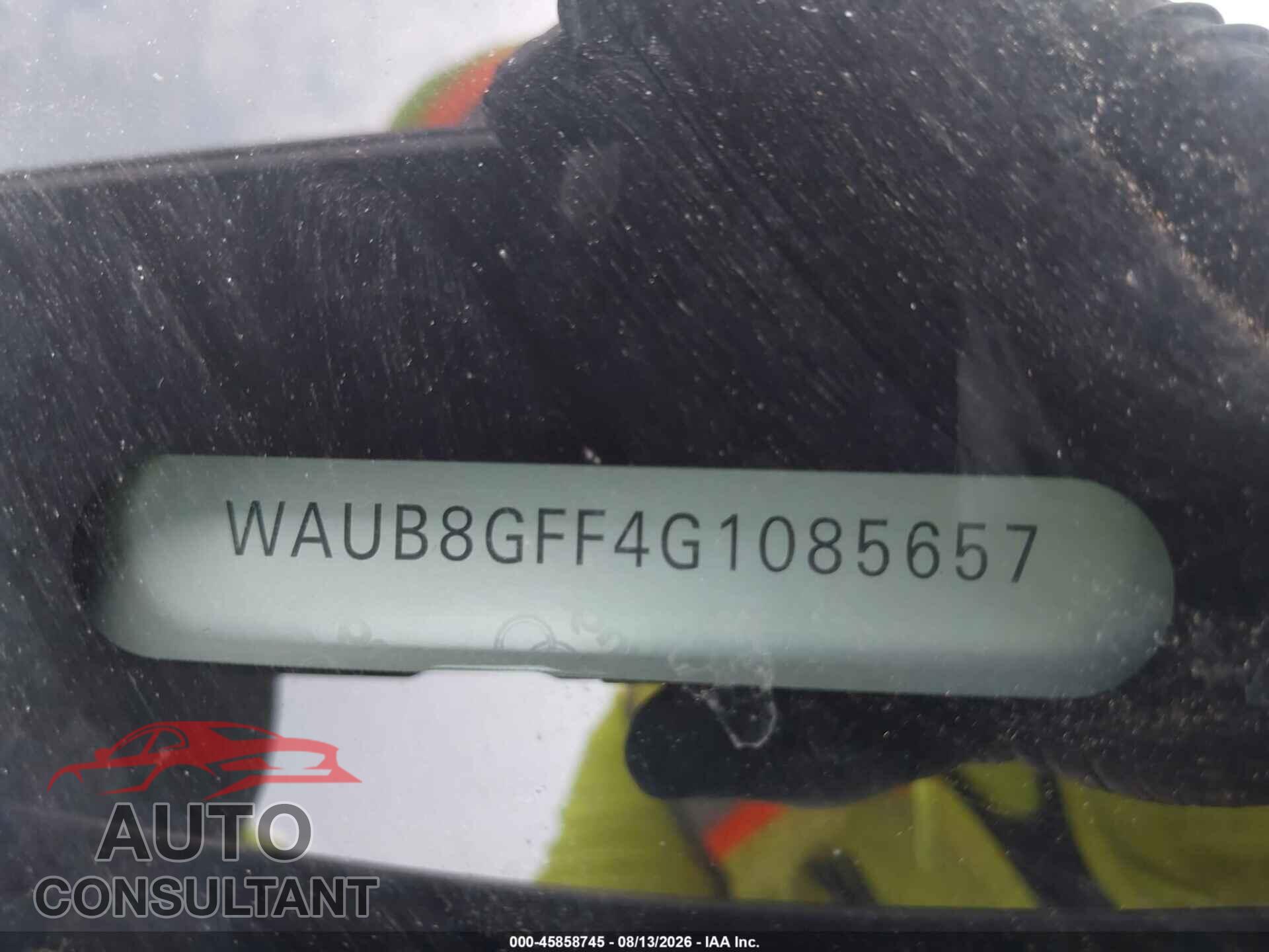 AUDI A3 2016 - WAUB8GFF4G1085657