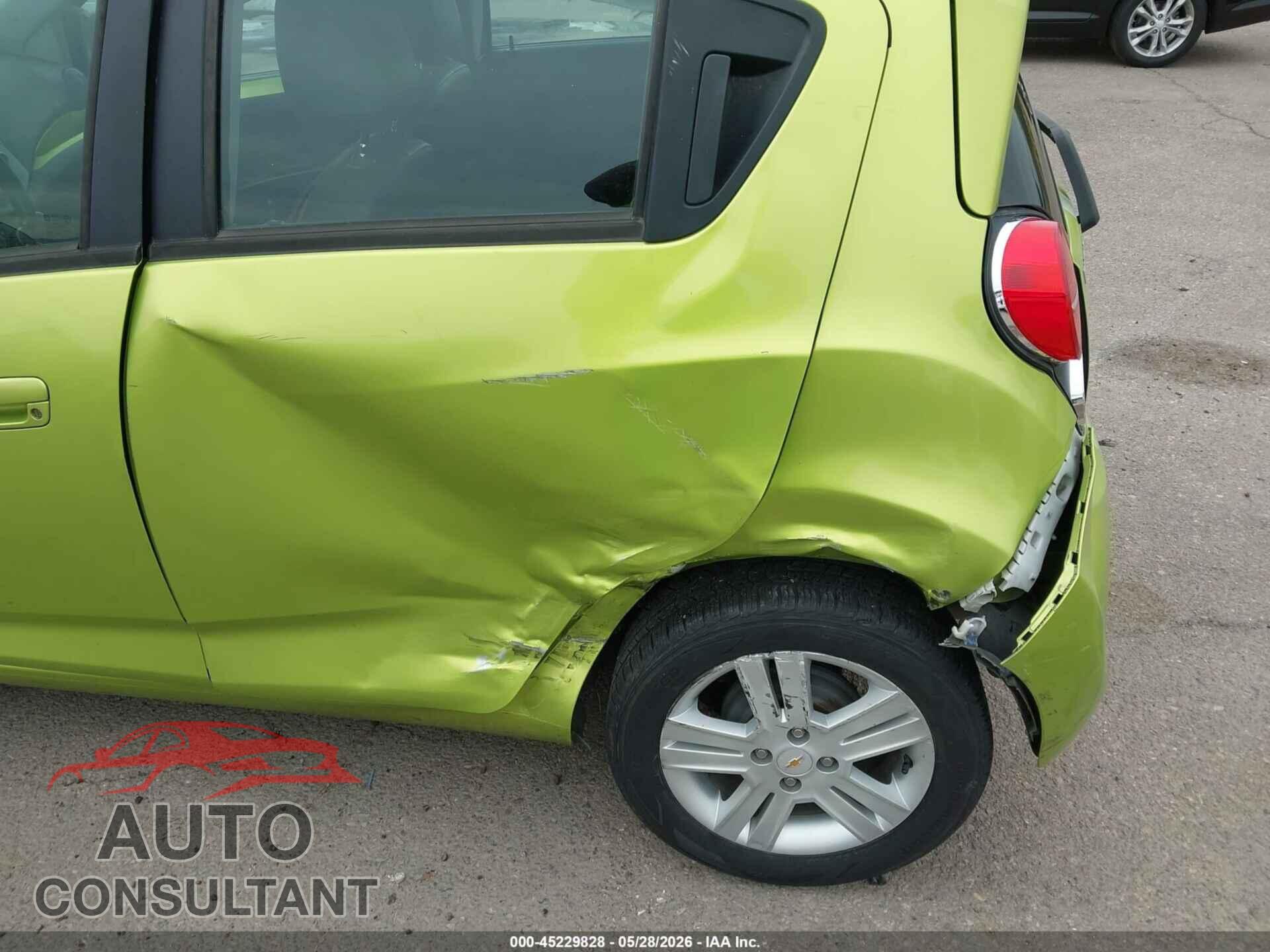CHEVROLET SPARK 2013 - KL8CB6S94DC602676