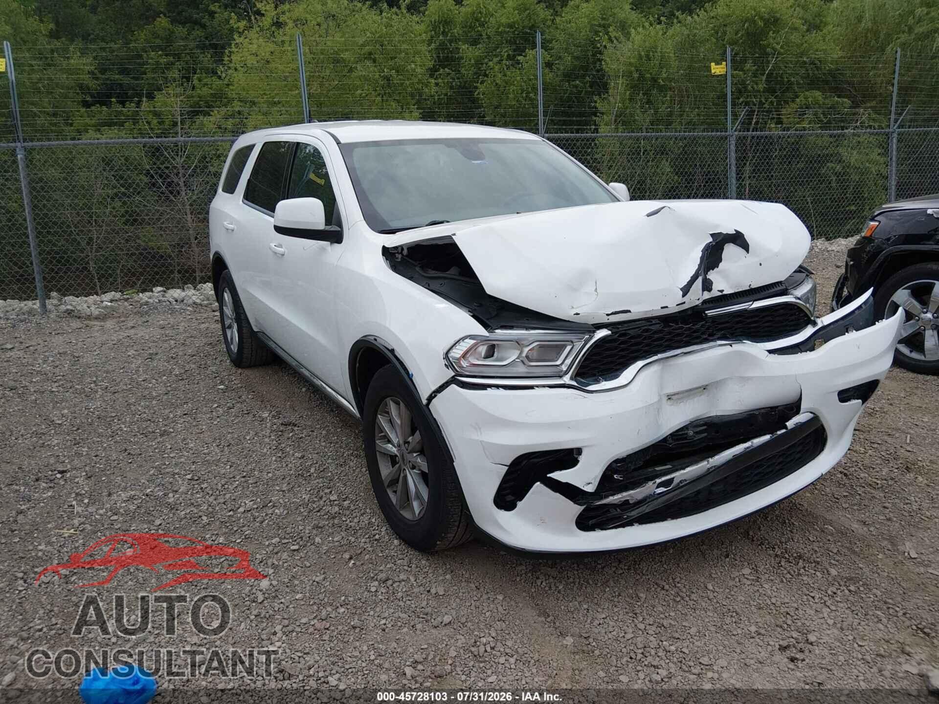 DODGE DURANGO 2021 - 1C4RDHAG1MC609057