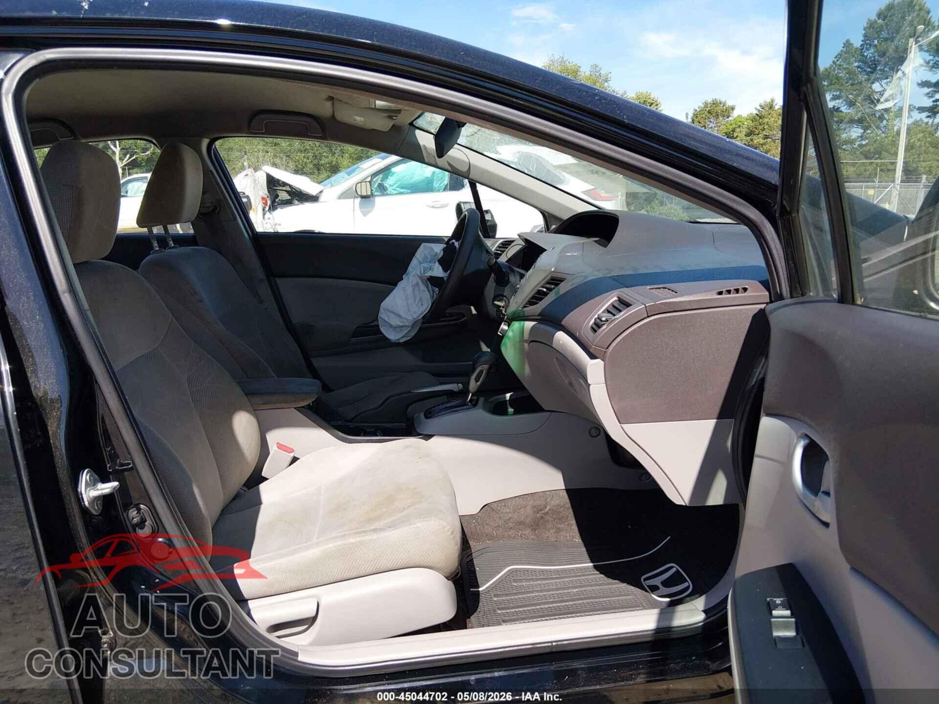 HONDA CIVIC 2012 - 19XFB2F58CE027896
