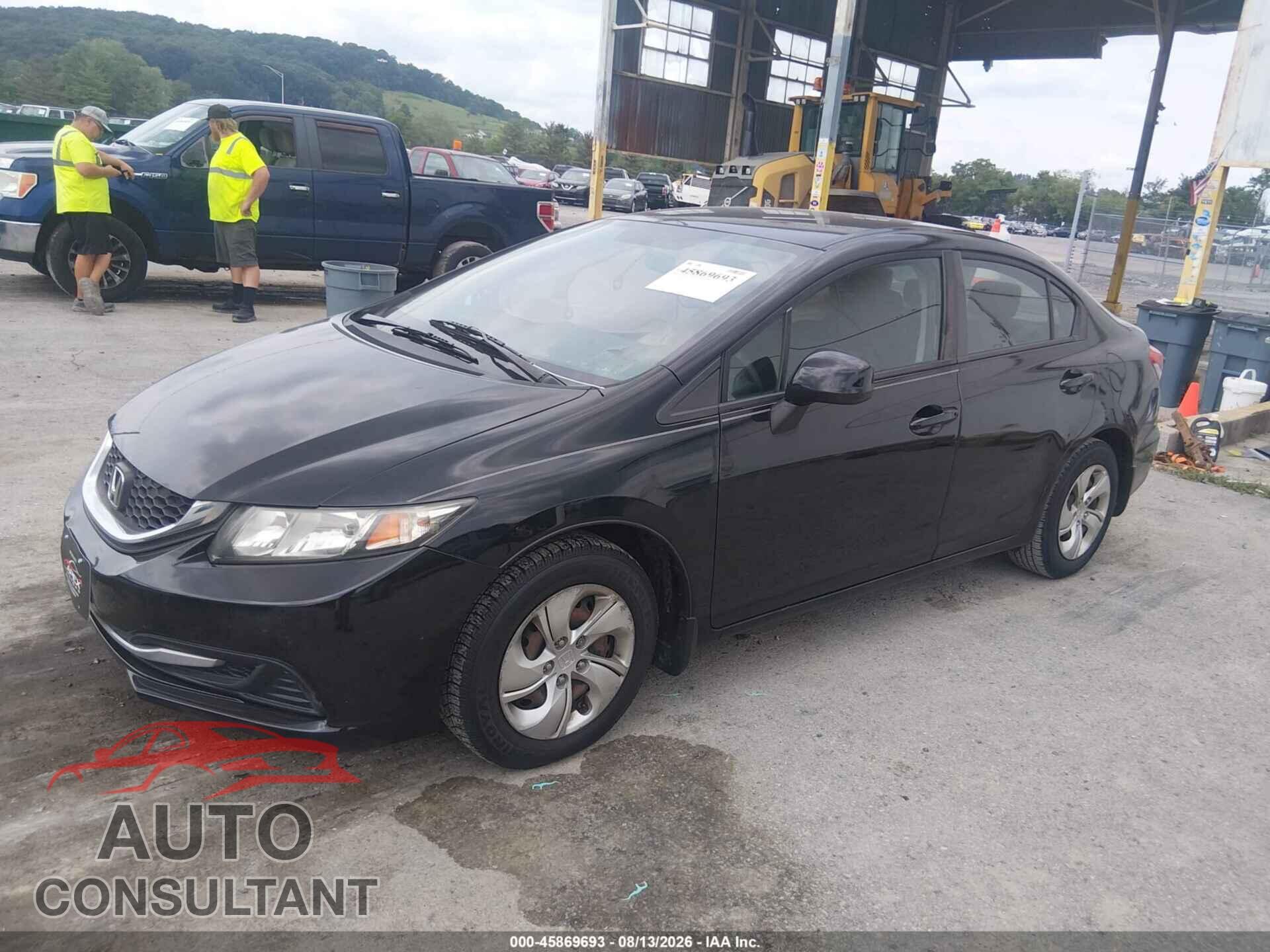 HONDA CIVIC 2013 - 19XFB2E57DE081760