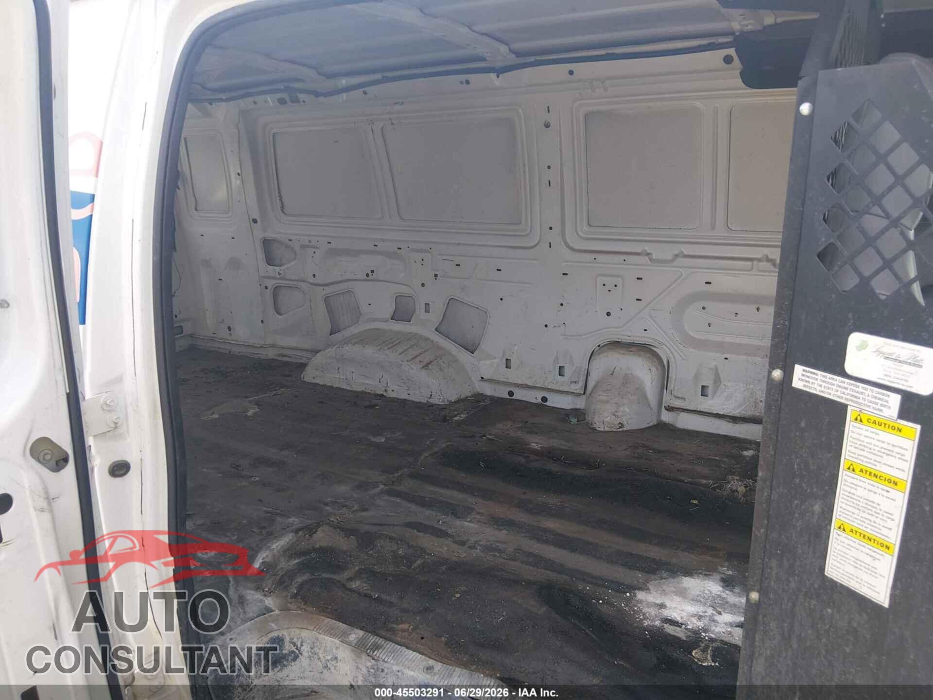 FORD E-250 2012 - 1FTNS2EL0CDA85496
