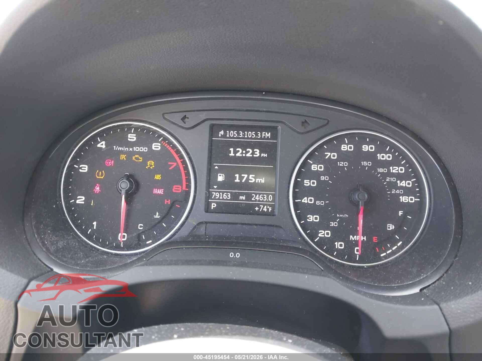 AUDI A3 2015 - WAUACGFF4F1038427