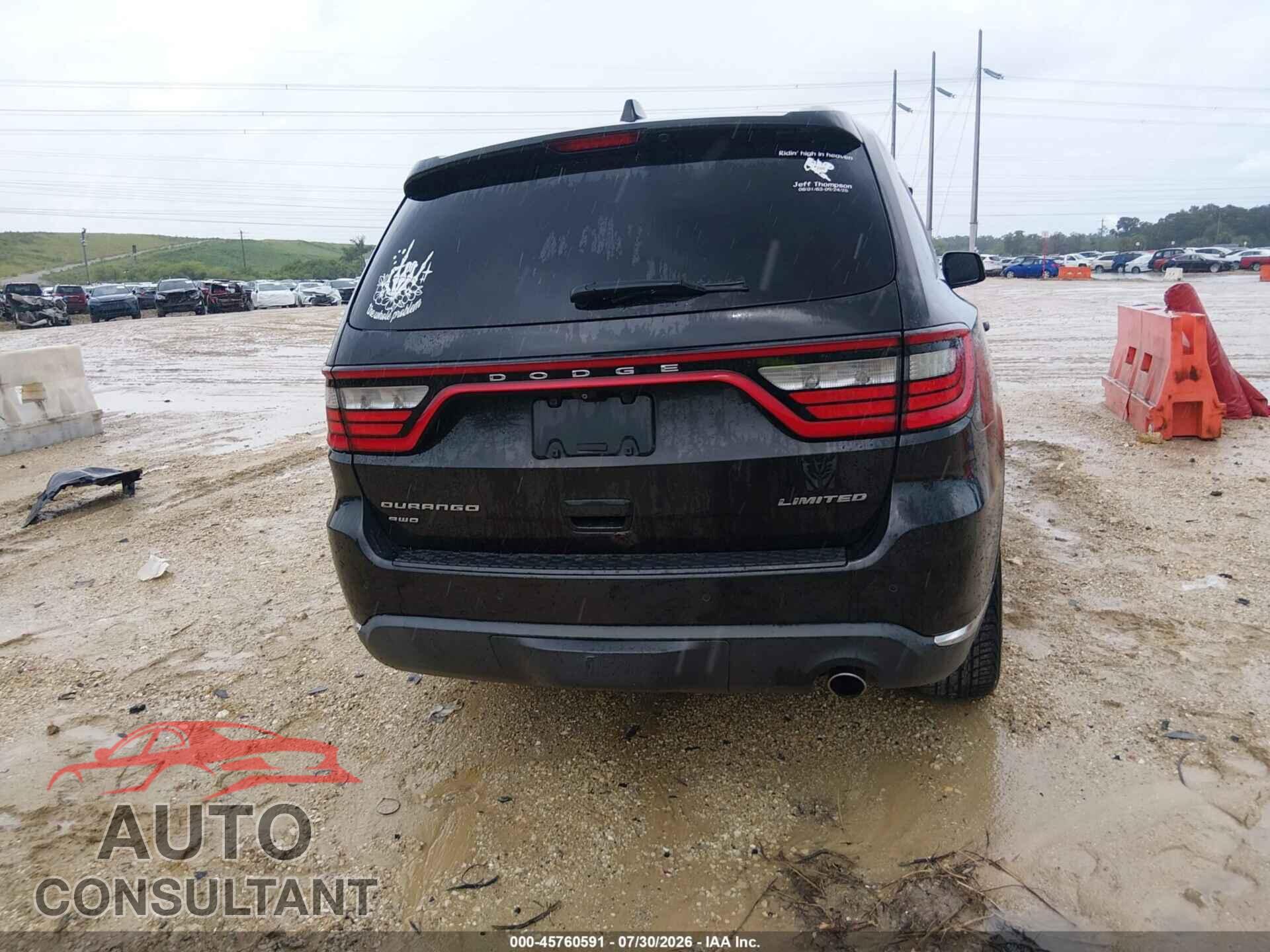 DODGE DURANGO 2015 - 1C4RDJDG0FC870038