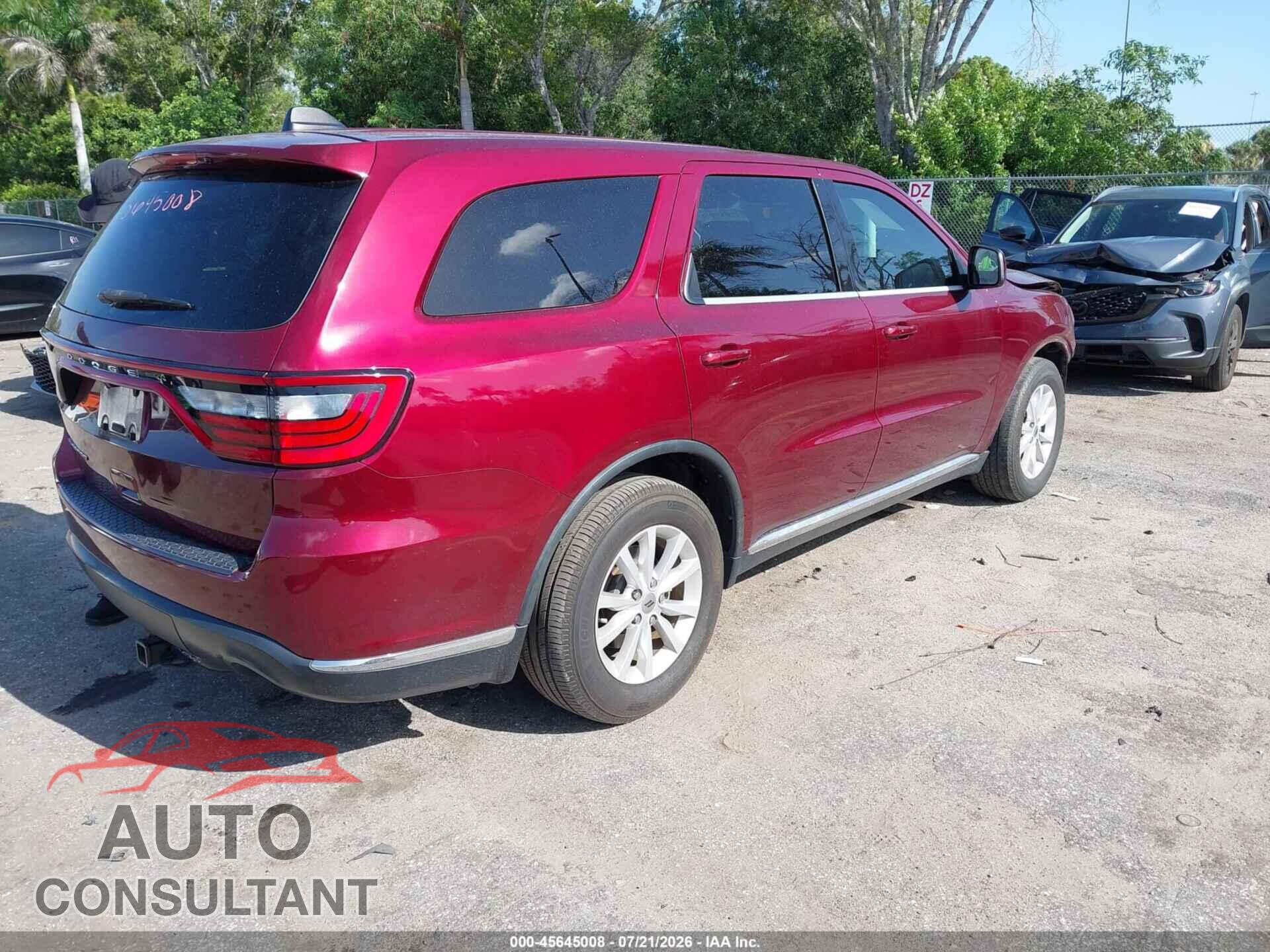 DODGE DURANGO 2019 - 1C4RDHAG5KC806326