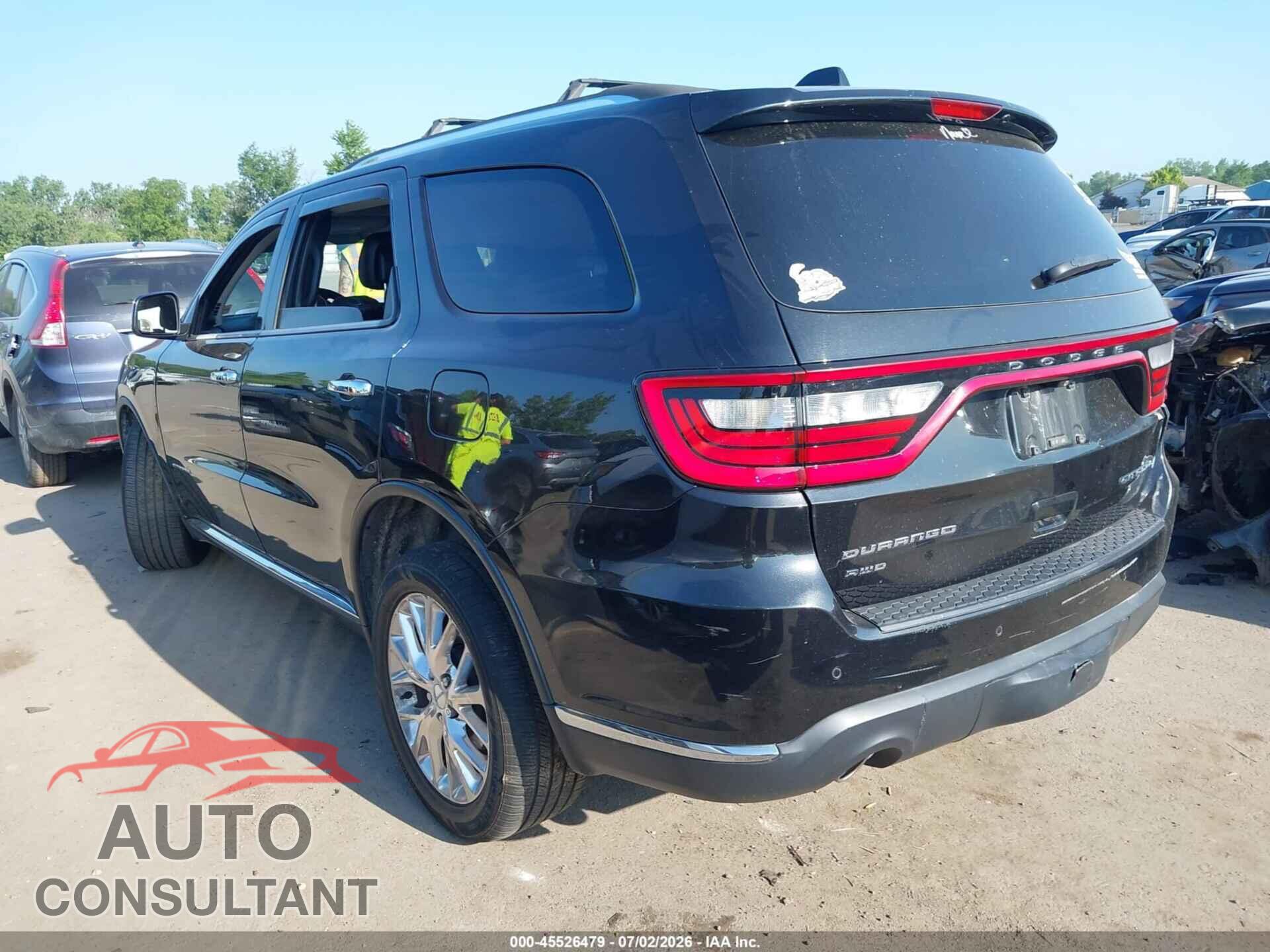 DODGE DURANGO 2015 - 1C4RDJEGXFC908261