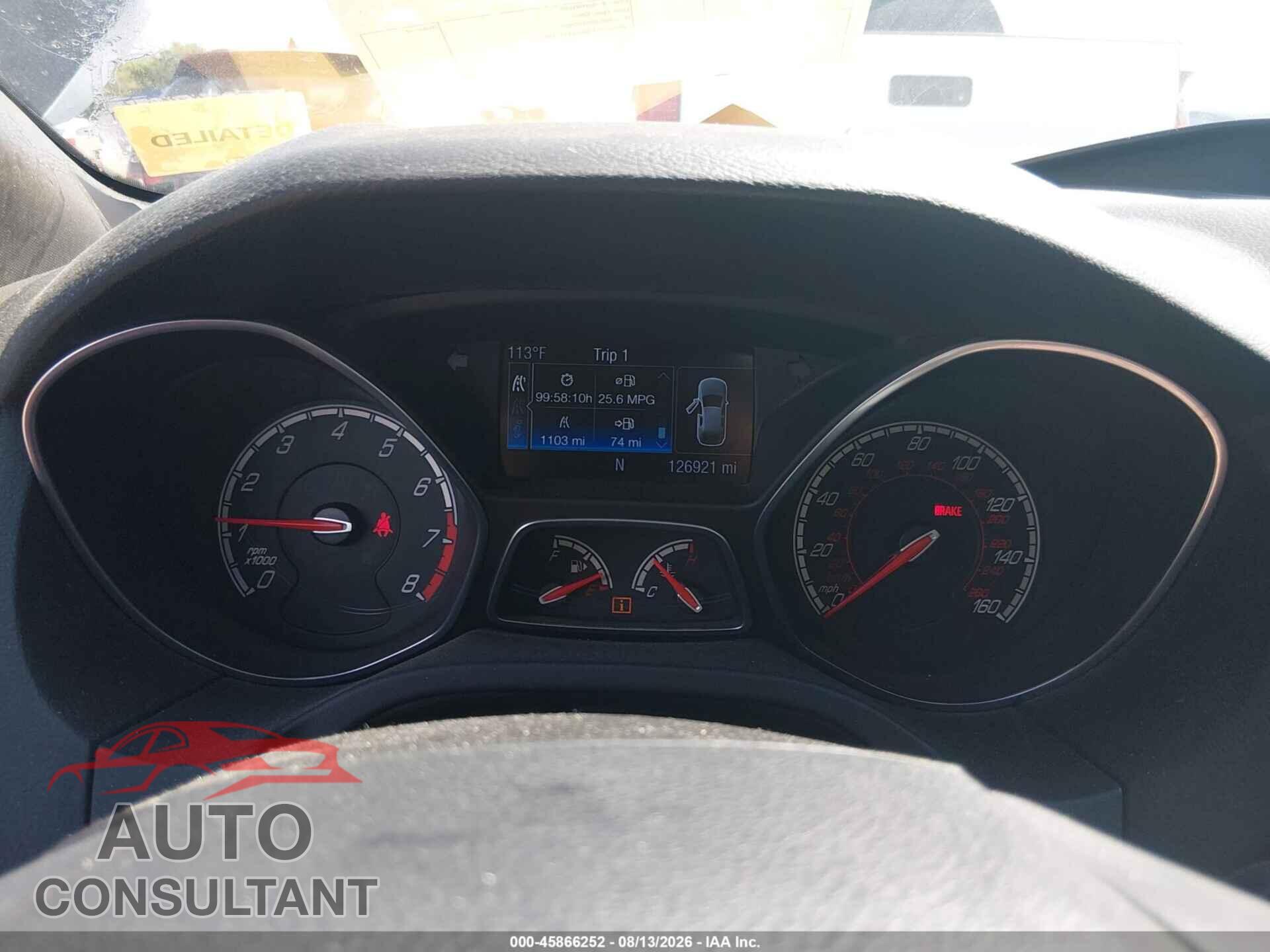 FORD FOCUS ST 2014 - 1FADP3L92EL340660