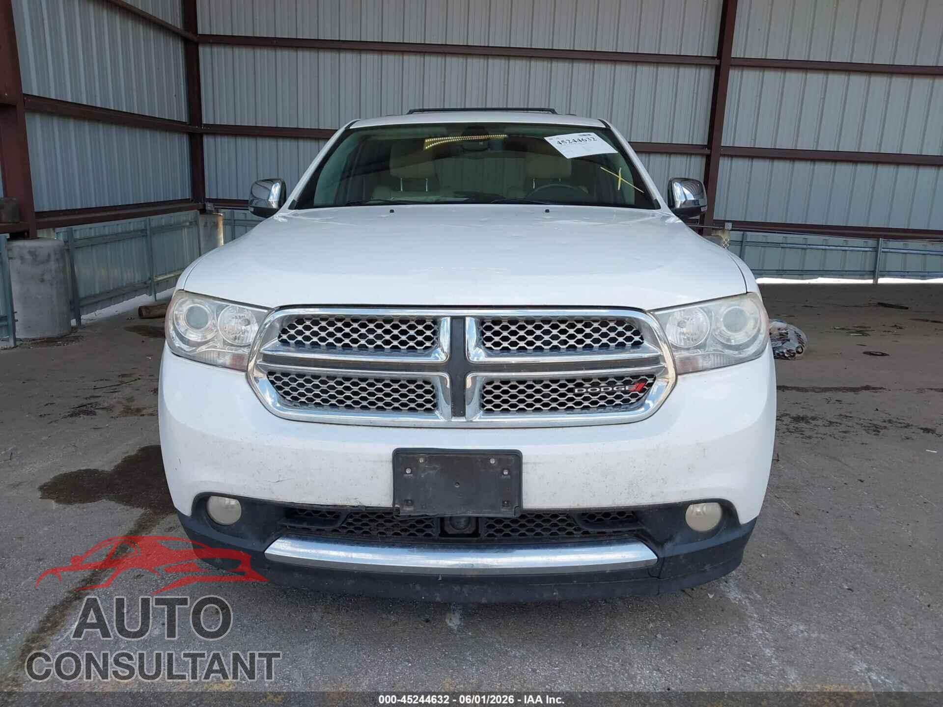 DODGE DURANGO 2013 - 1C4RDJEG5DC557059