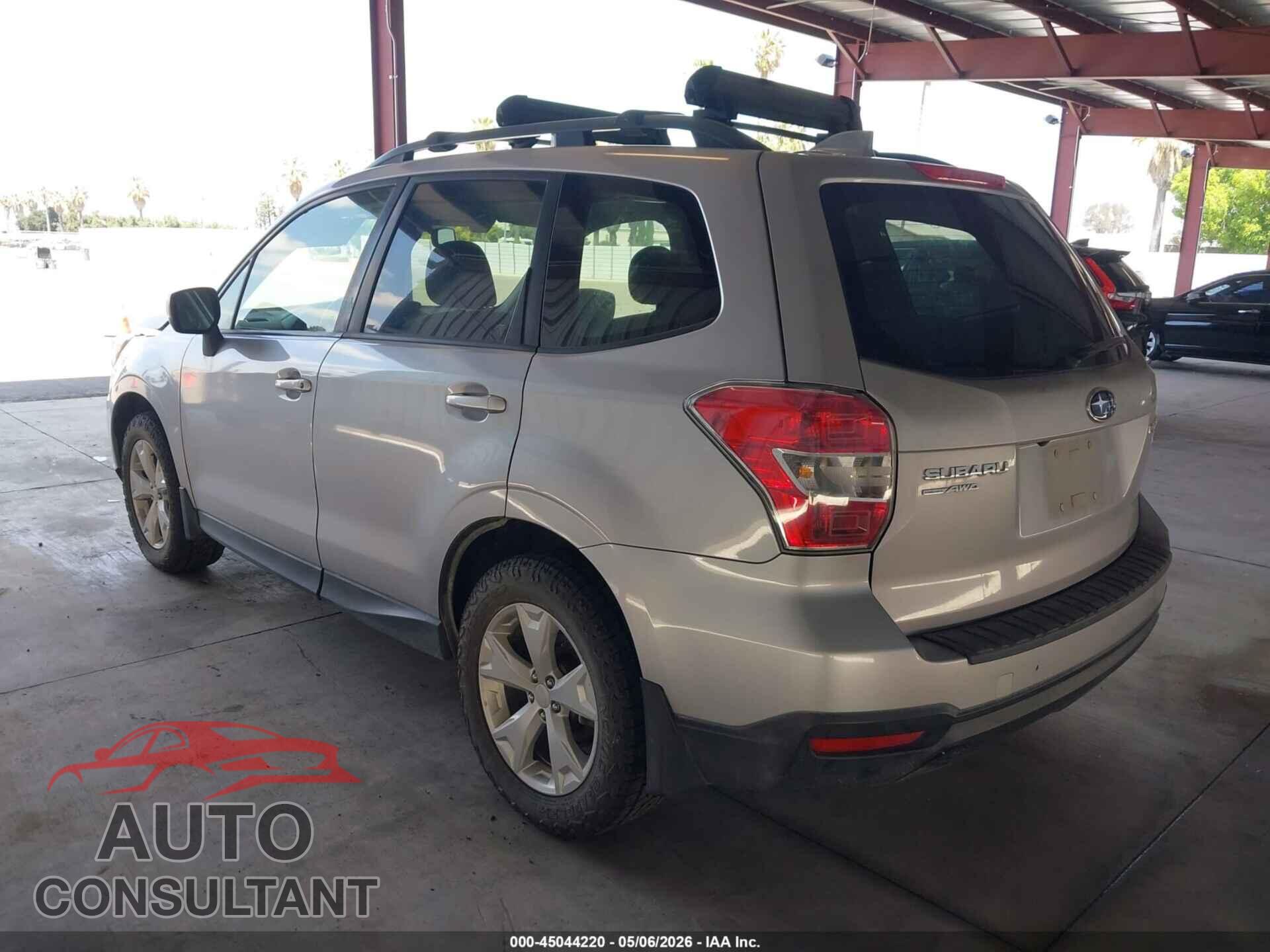 SUBARU FORESTER 2016 - JF2SJAFC8GH453079