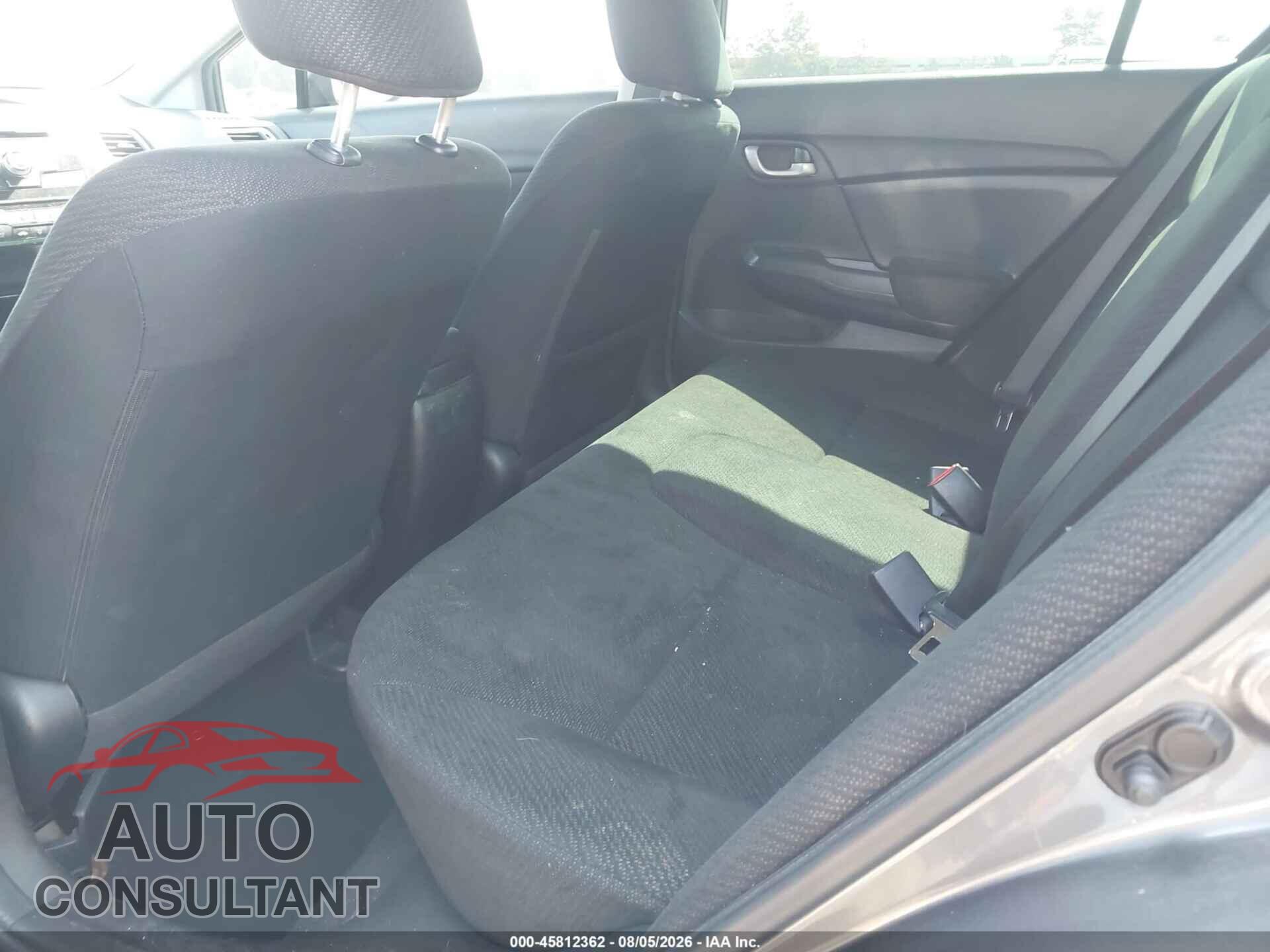 HONDA CIVIC 2013 - 19XFB2F50DE258731