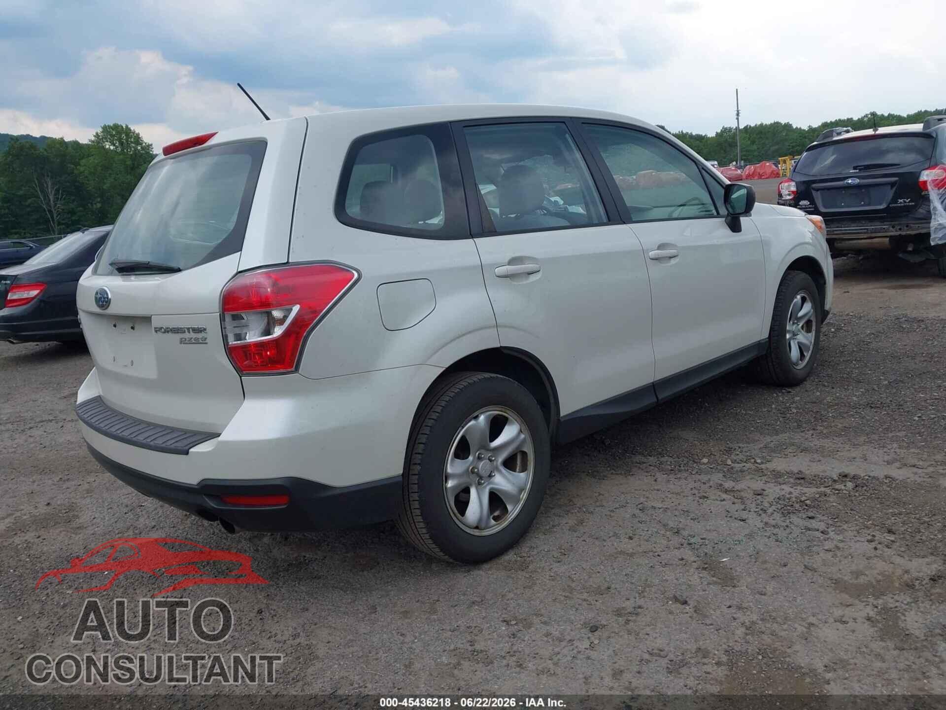 SUBARU FORESTER 2014 - JF2SJAAC7EH508089
