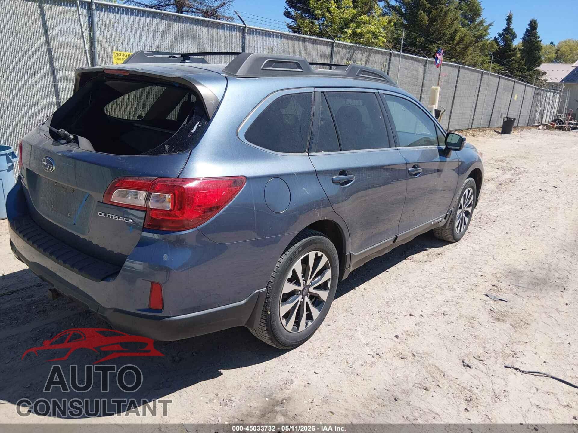 SUBARU OUTBACK 2015 - 4S4BSBJC2F3288422