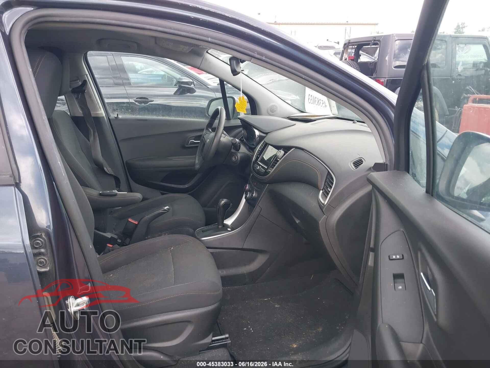 CHEVROLET TRAX 2019 - 3GNCJKSB3KL323234