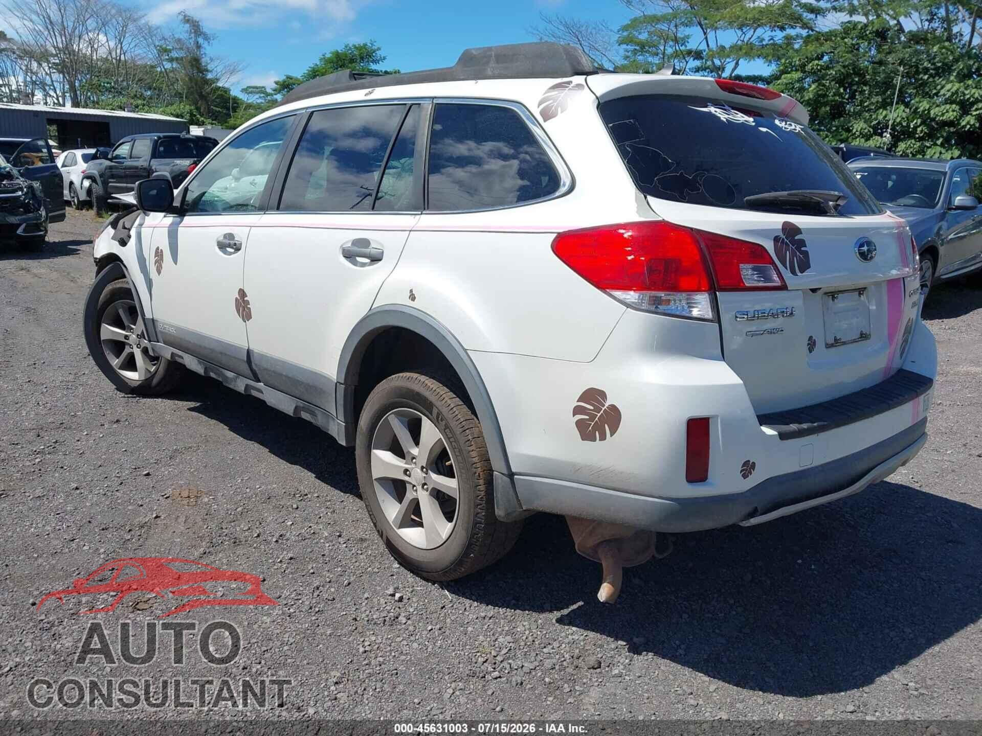 SUBARU OUTBACK 2013 - 4S4BRBSC4D3230660