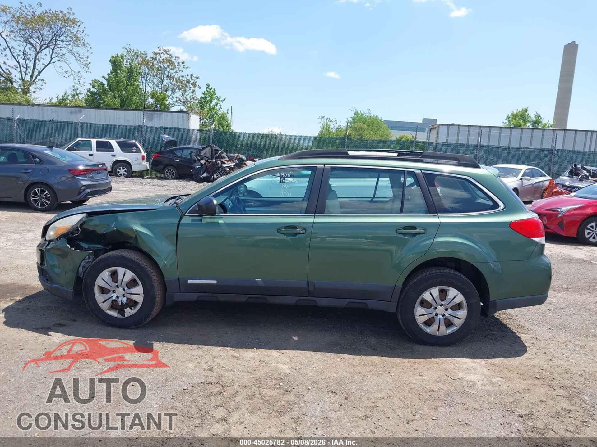 SUBARU OUTBACK 2011 - 4S4BRBAC5B3388116