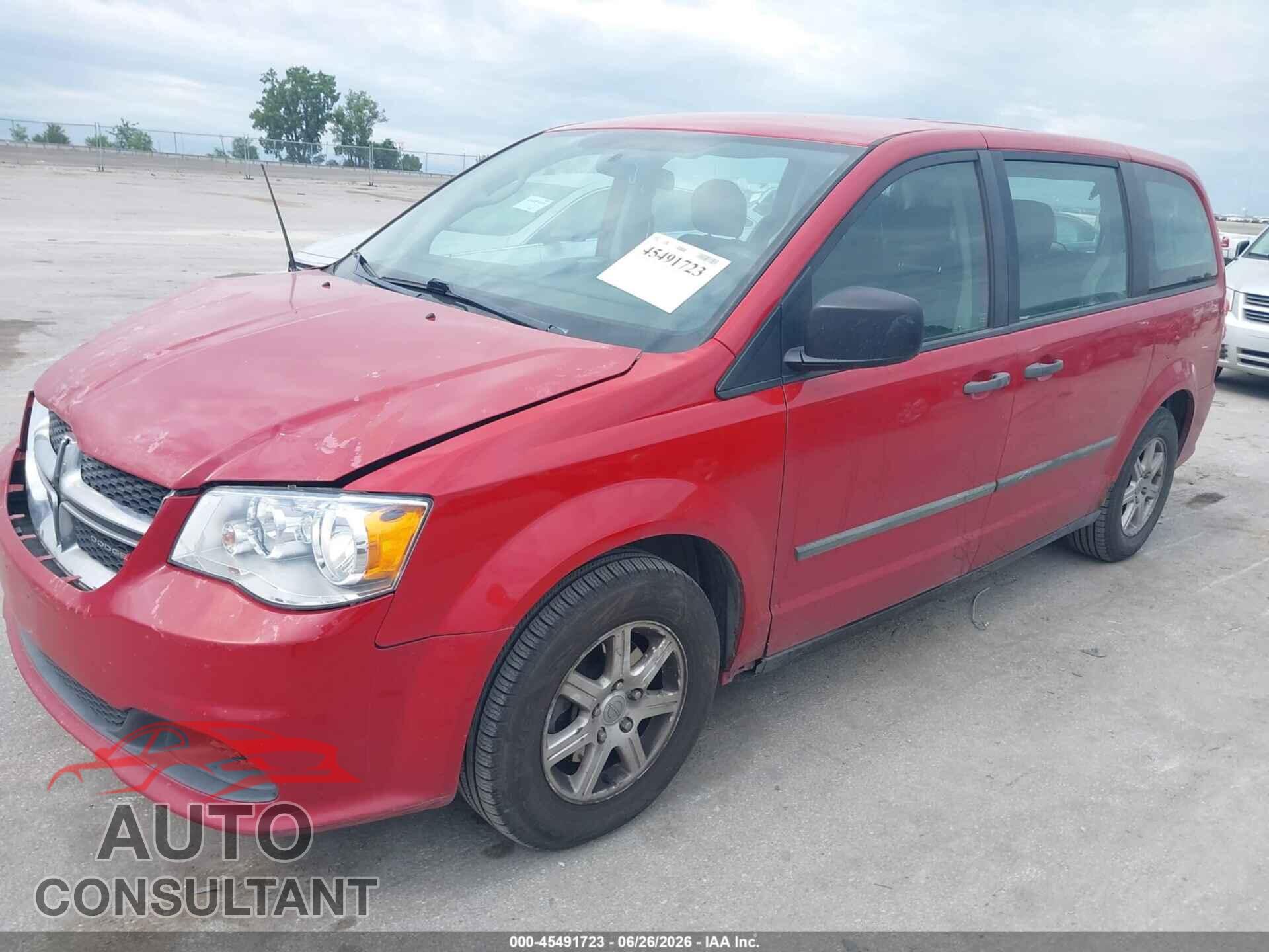 DODGE GRAND CARAVAN 2013 - 2C4RDGBGXDR543785