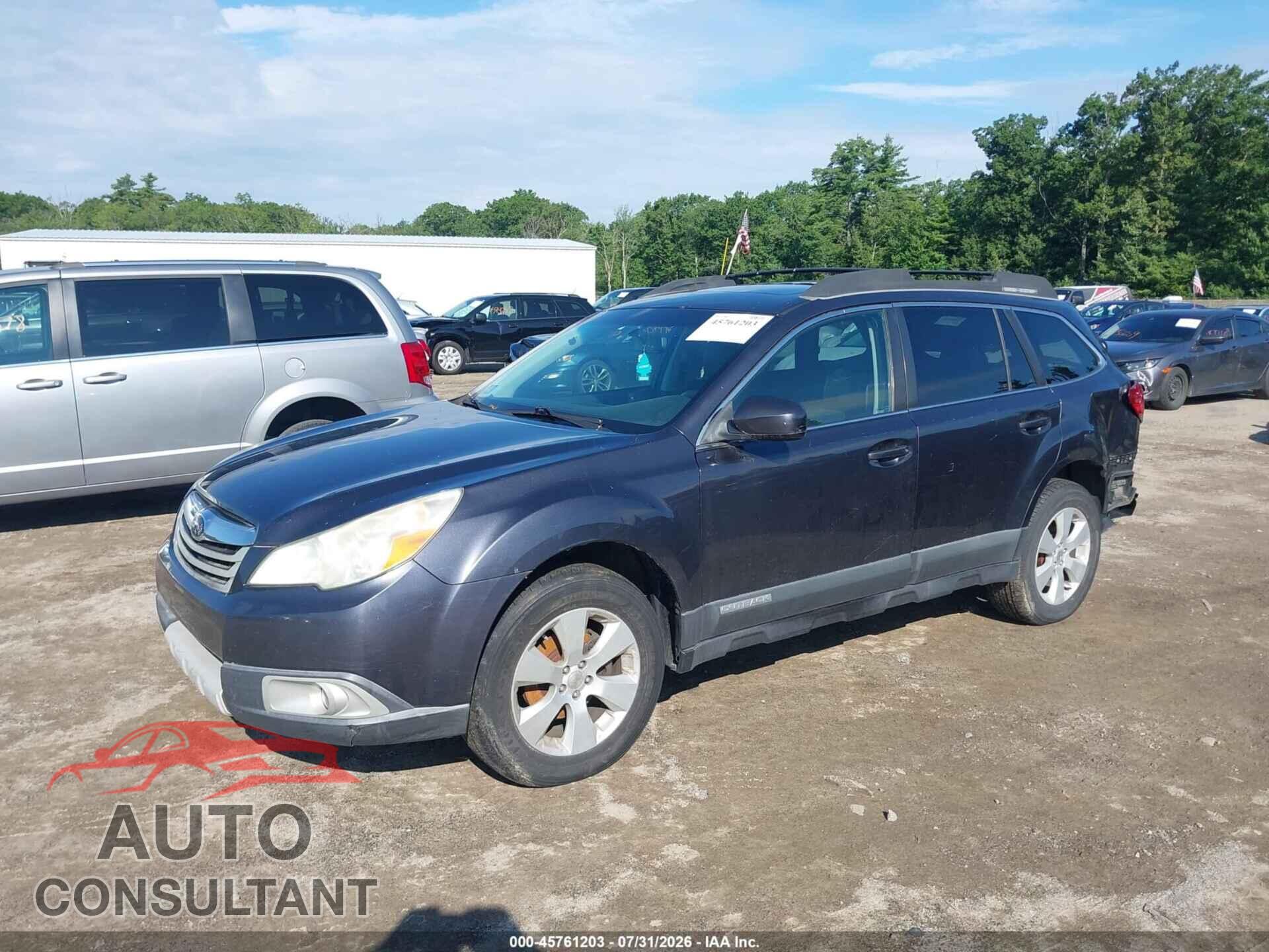 SUBARU OUTBACK 2011 - 4S4BRBLC1B3354817