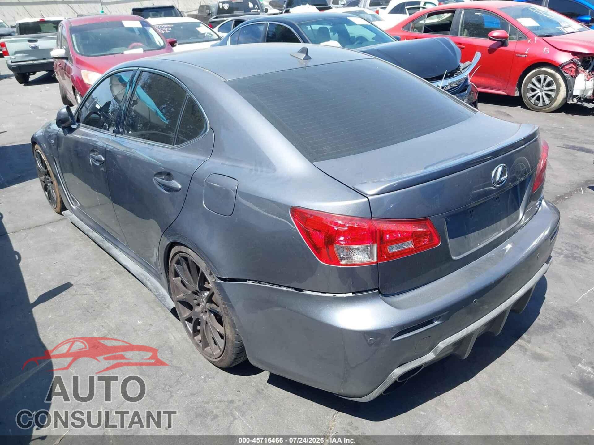 LEXUS IS F 2012 - JTHBP5C22C5010761