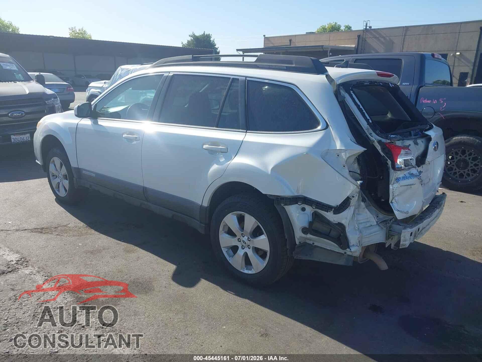SUBARU OUTBACK 2012 - 4S4BRBLC7C3242007