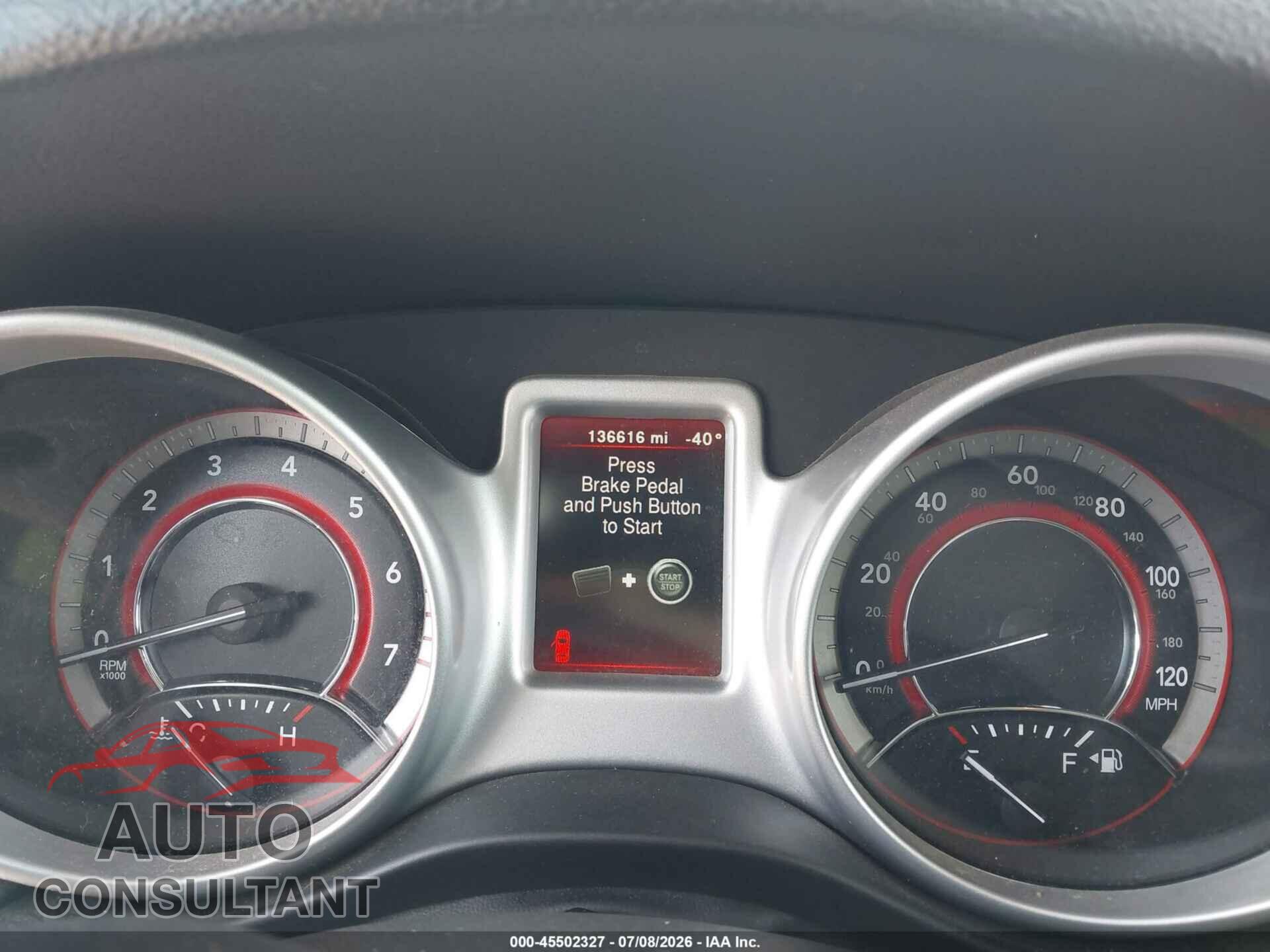 DODGE JOURNEY 2017 - 3C4PDCBG5HT572047