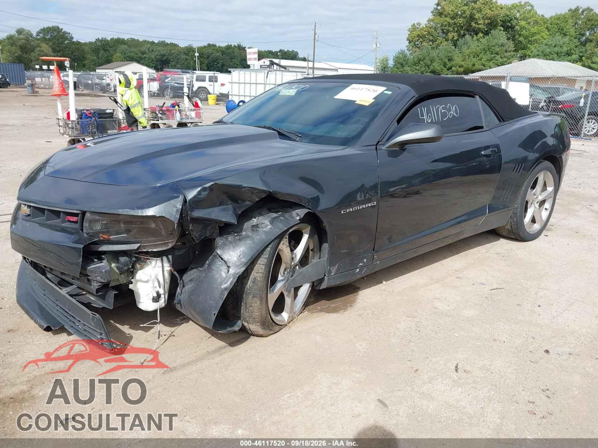 CHEVROLET CAMARO 2014 - 2G1FB3D38E9316391