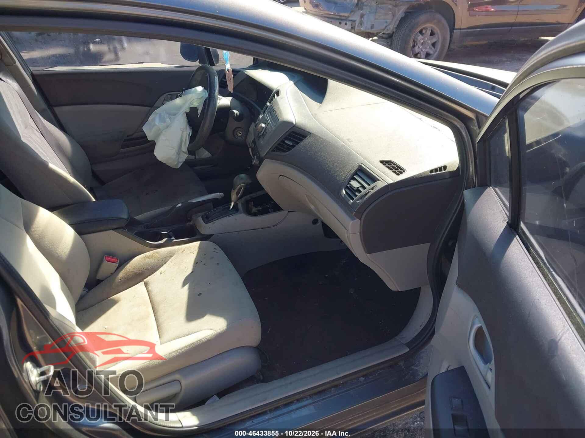 HONDA CIVIC 2012 - 19XFB2F52CE099984