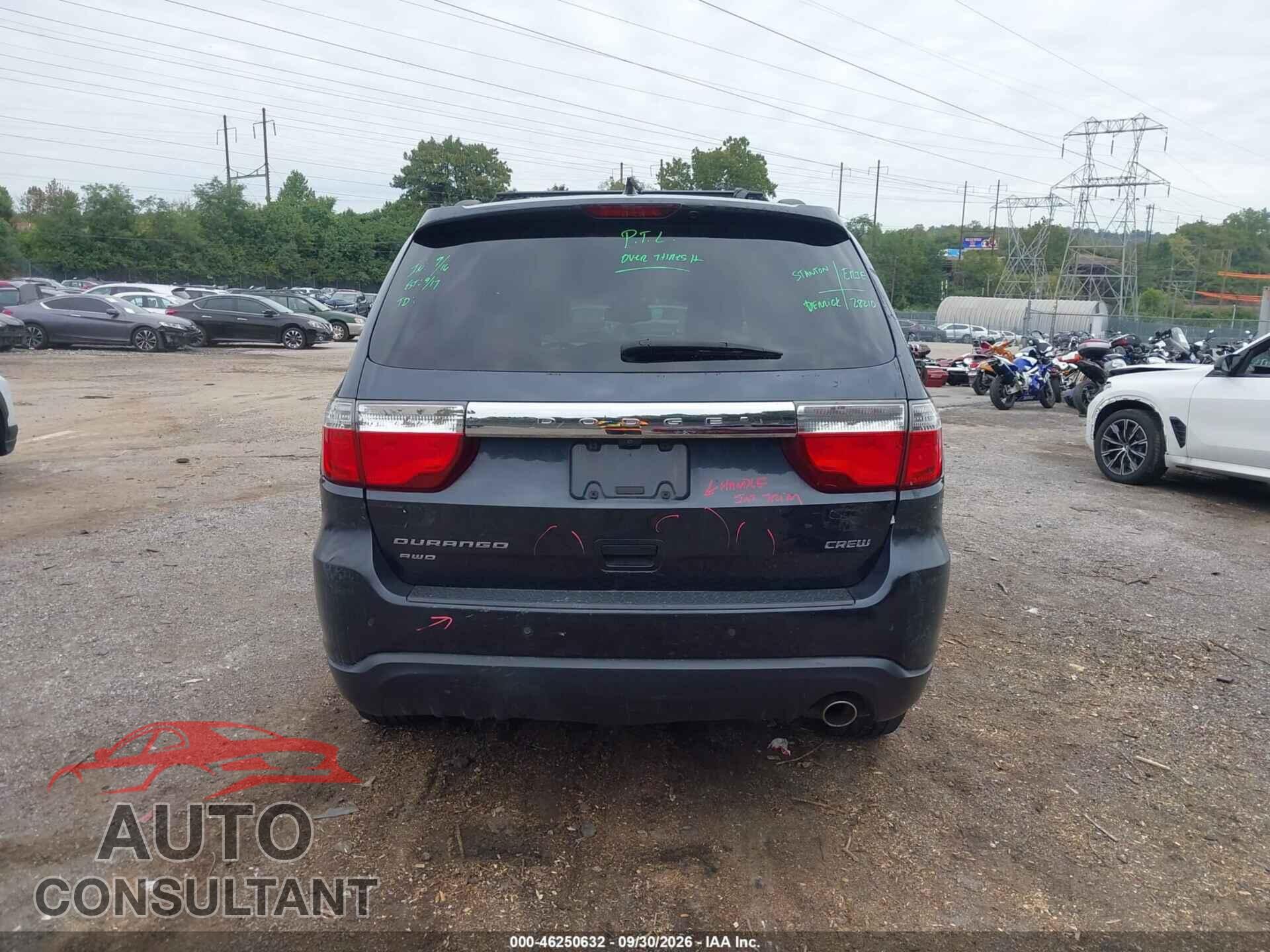 DODGE DURANGO 2013 - 1C4RDJDG6DC695811