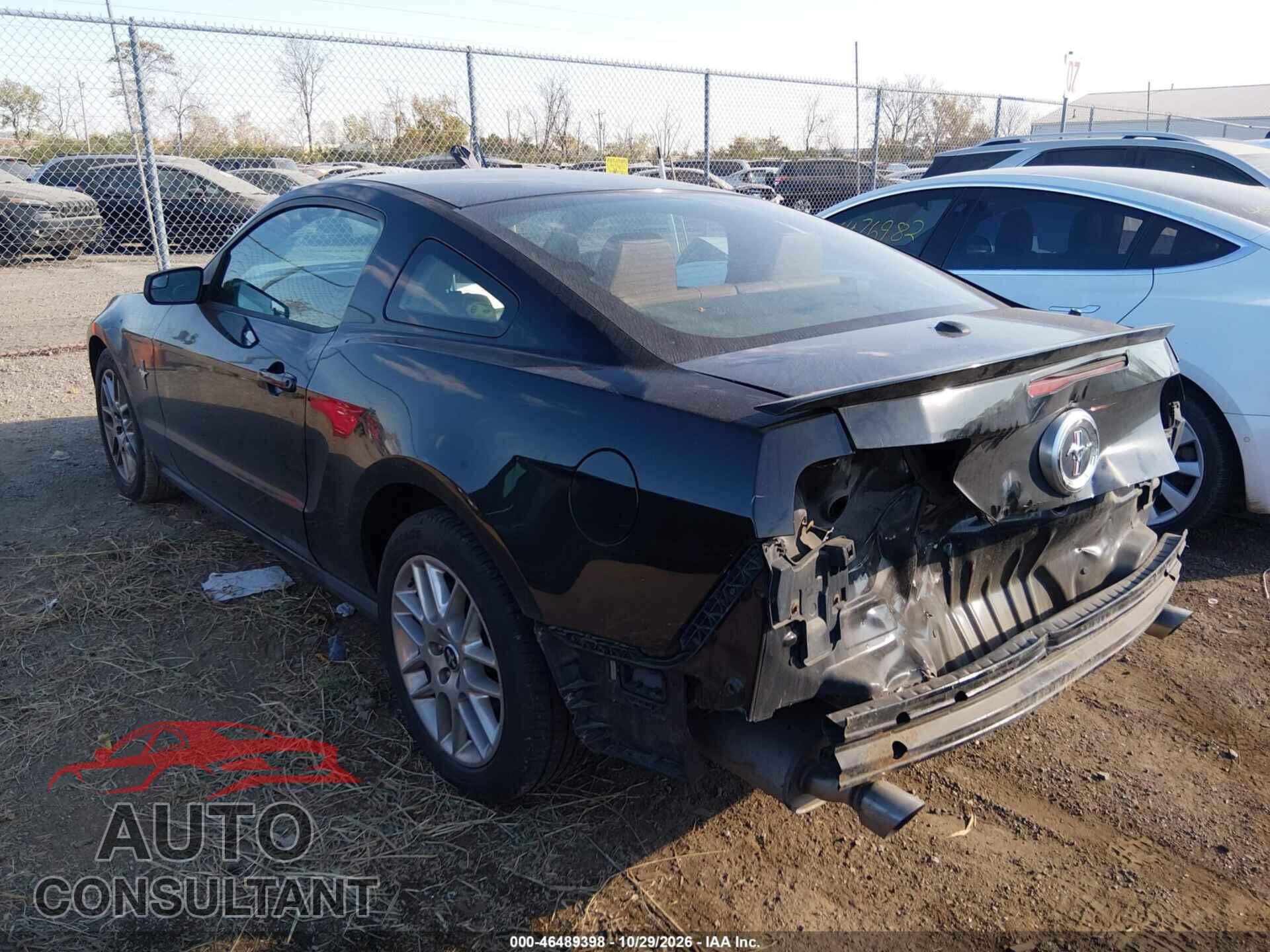 FORD MUSTANG 2012 - 1ZVBP8AM2C5261686