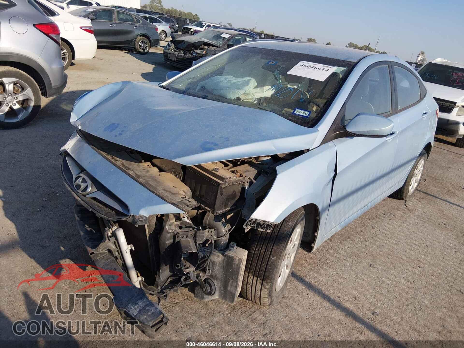 HYUNDAI ACCENT 2014 - KMHCT4AE8EU717621