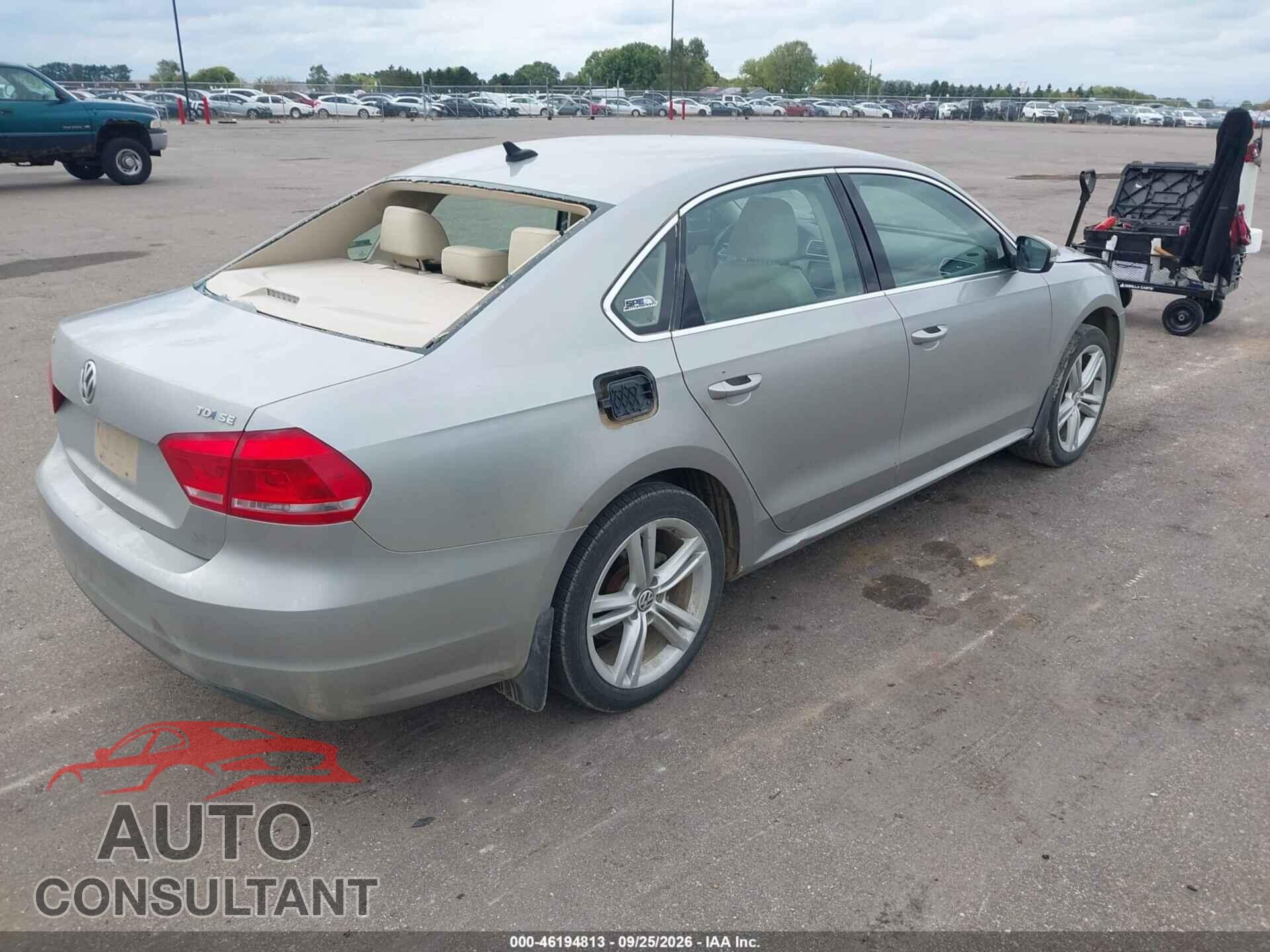VOLKSWAGEN PASSAT 2014 - 1VWBN7A3XEC009397