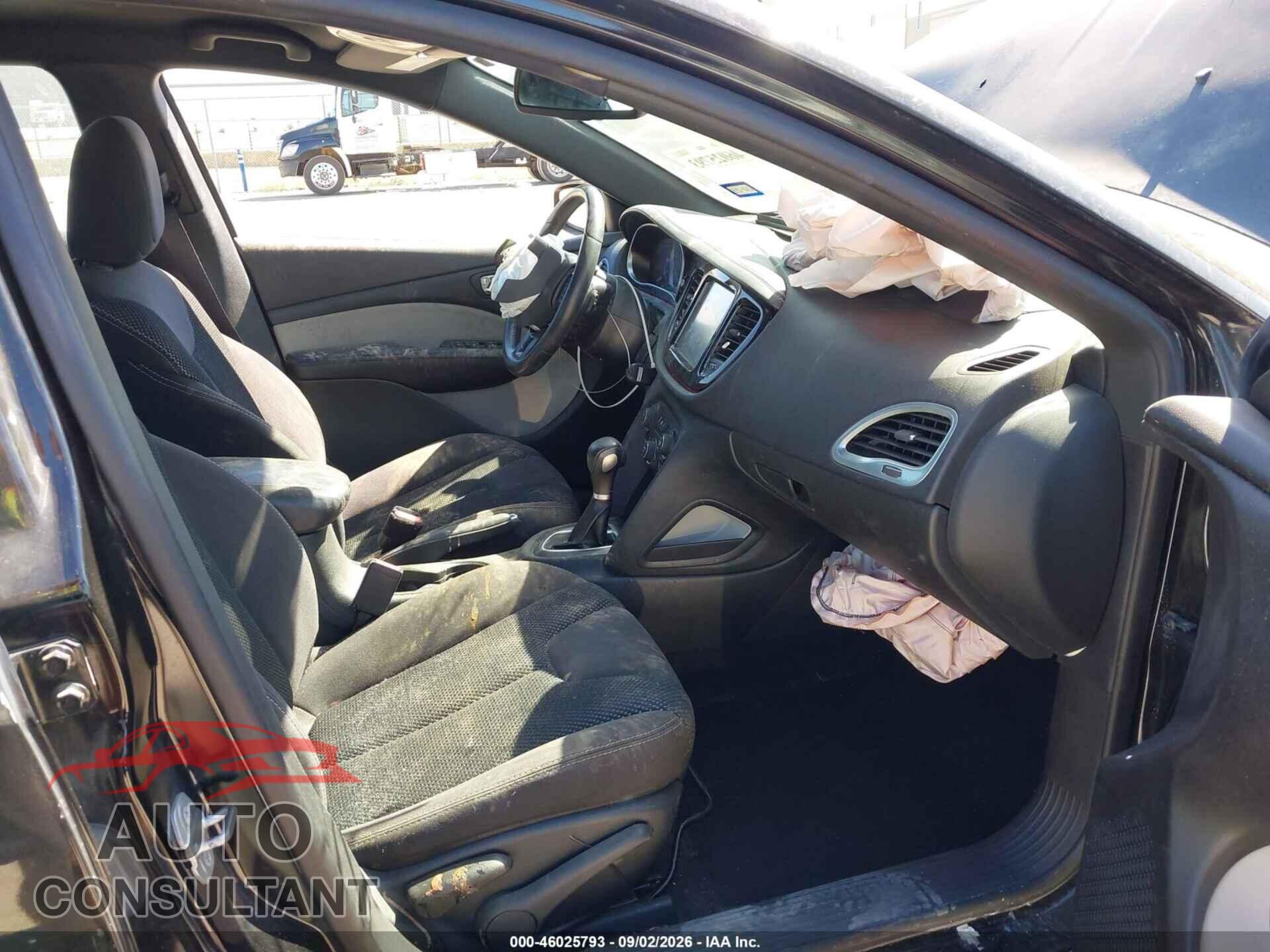 DODGE DART 2015 - 1C3CDFBB7FD193899