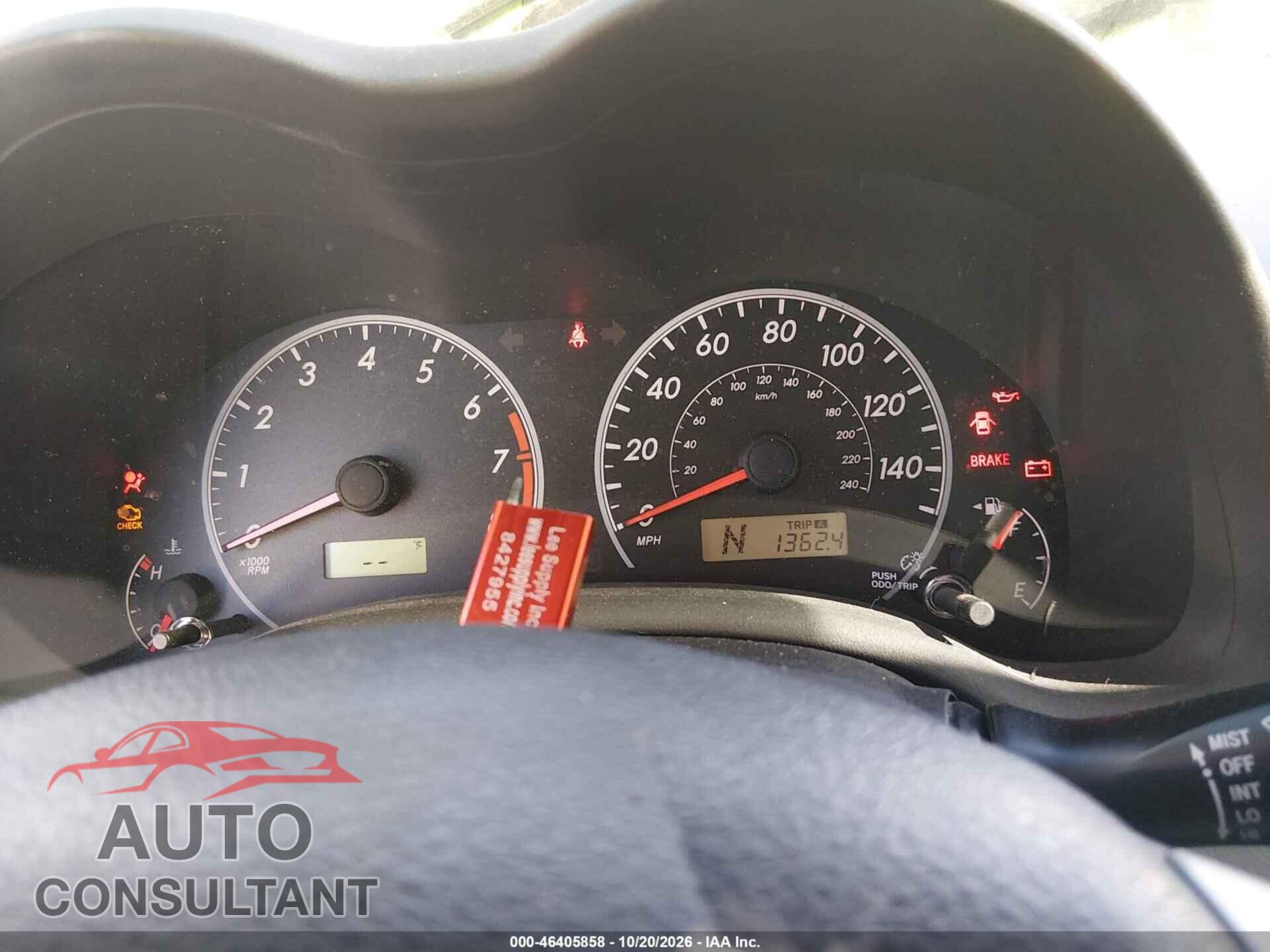 TOYOTA COROLLA 2012 - 2T1BU4EE0CC893967