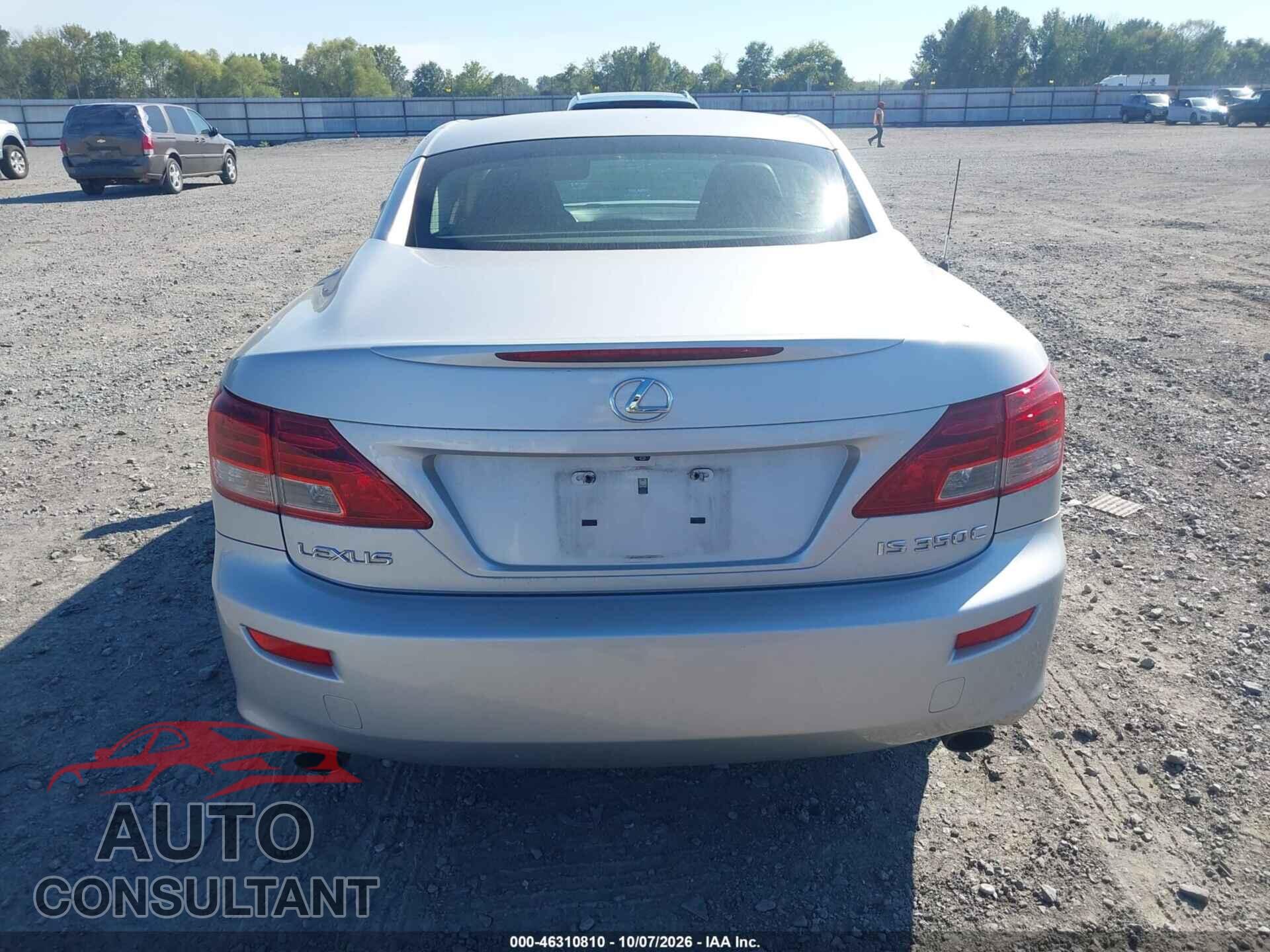 LEXUS IS 350C 2010 - JTHFE2C22A2503389