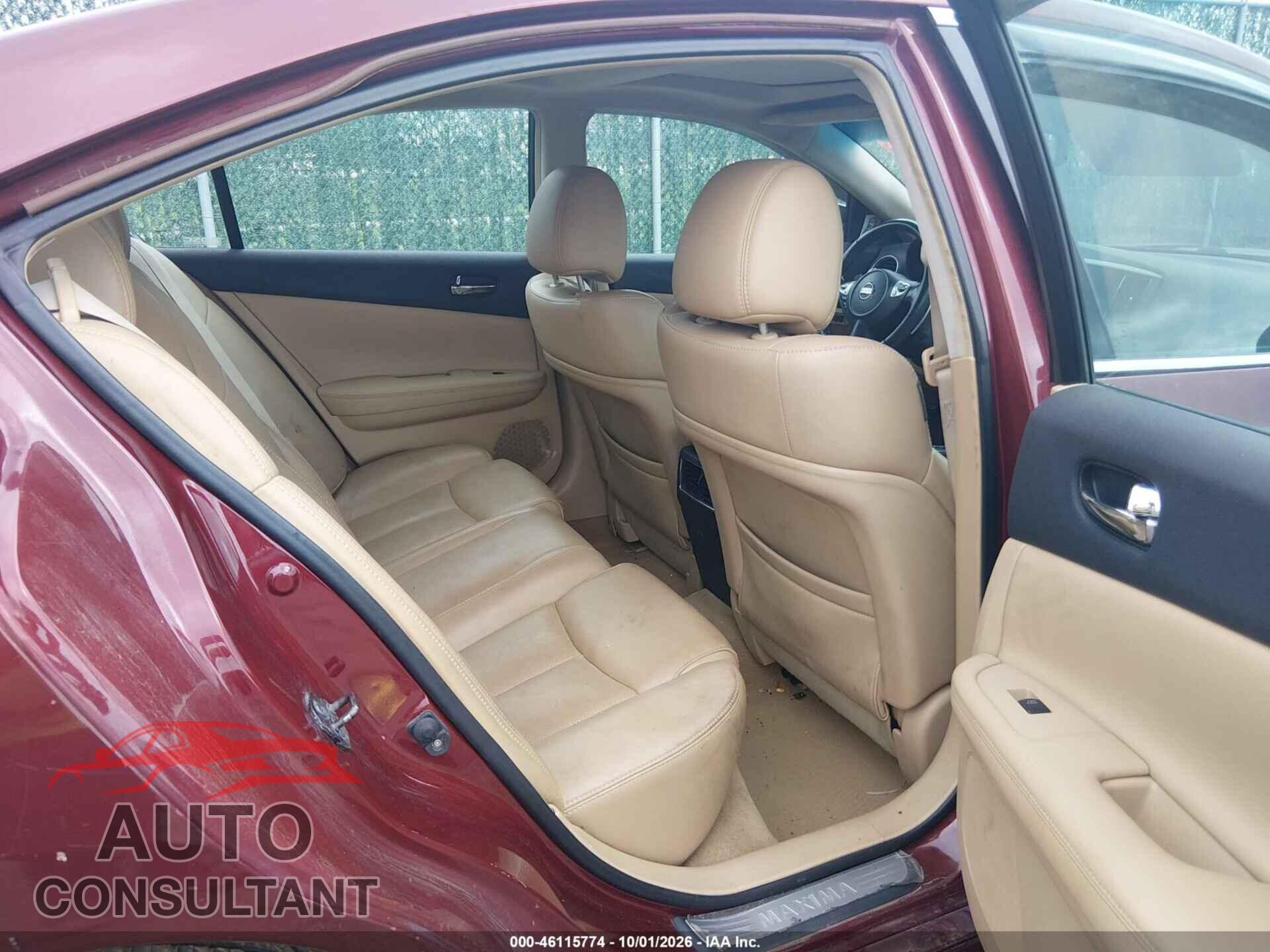 NISSAN MAXIMA 2010 - 1N4AA5AP1AC852292
