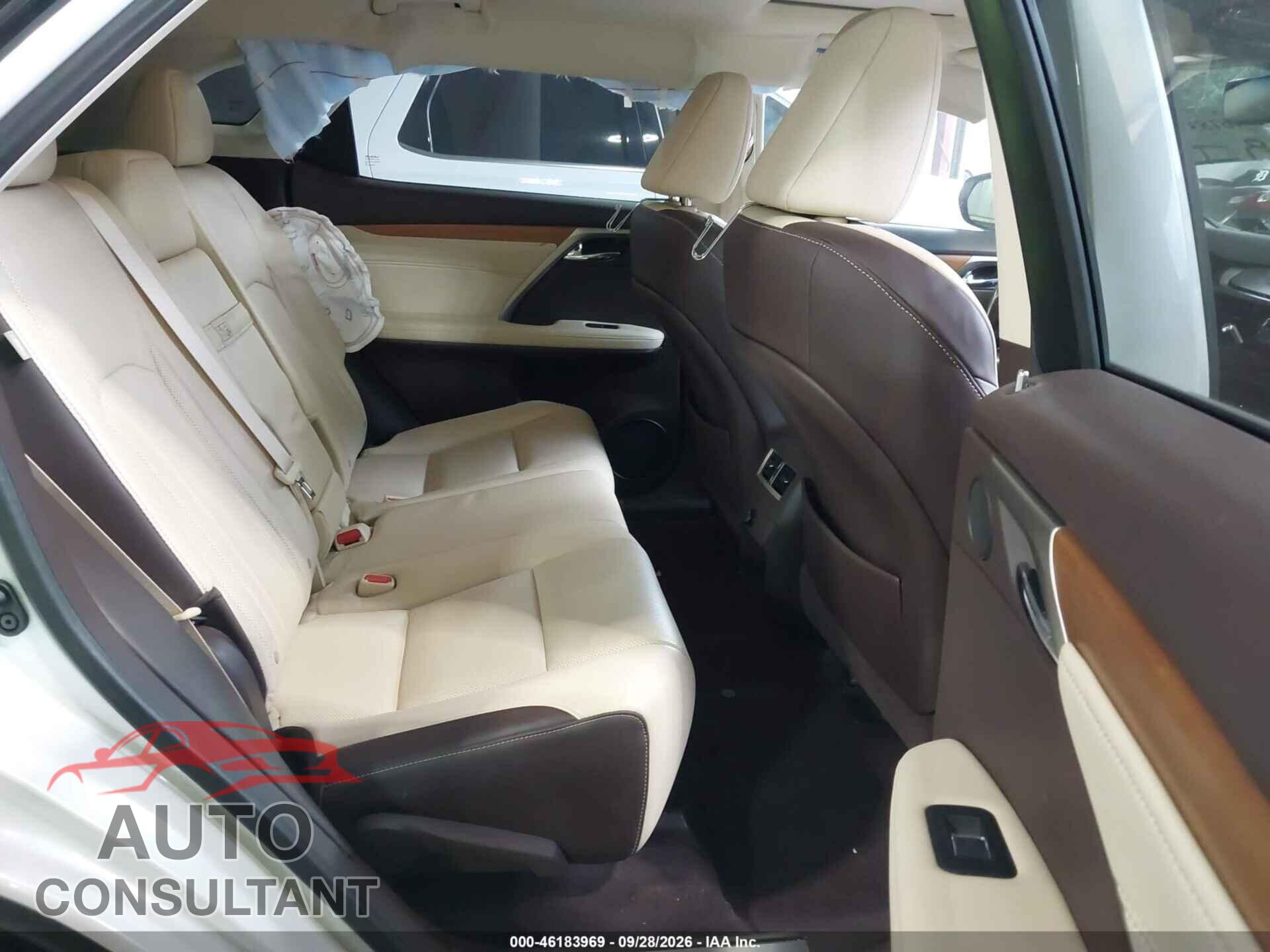 LEXUS RX 350 2017 - 2T2BZMCA8HC129191