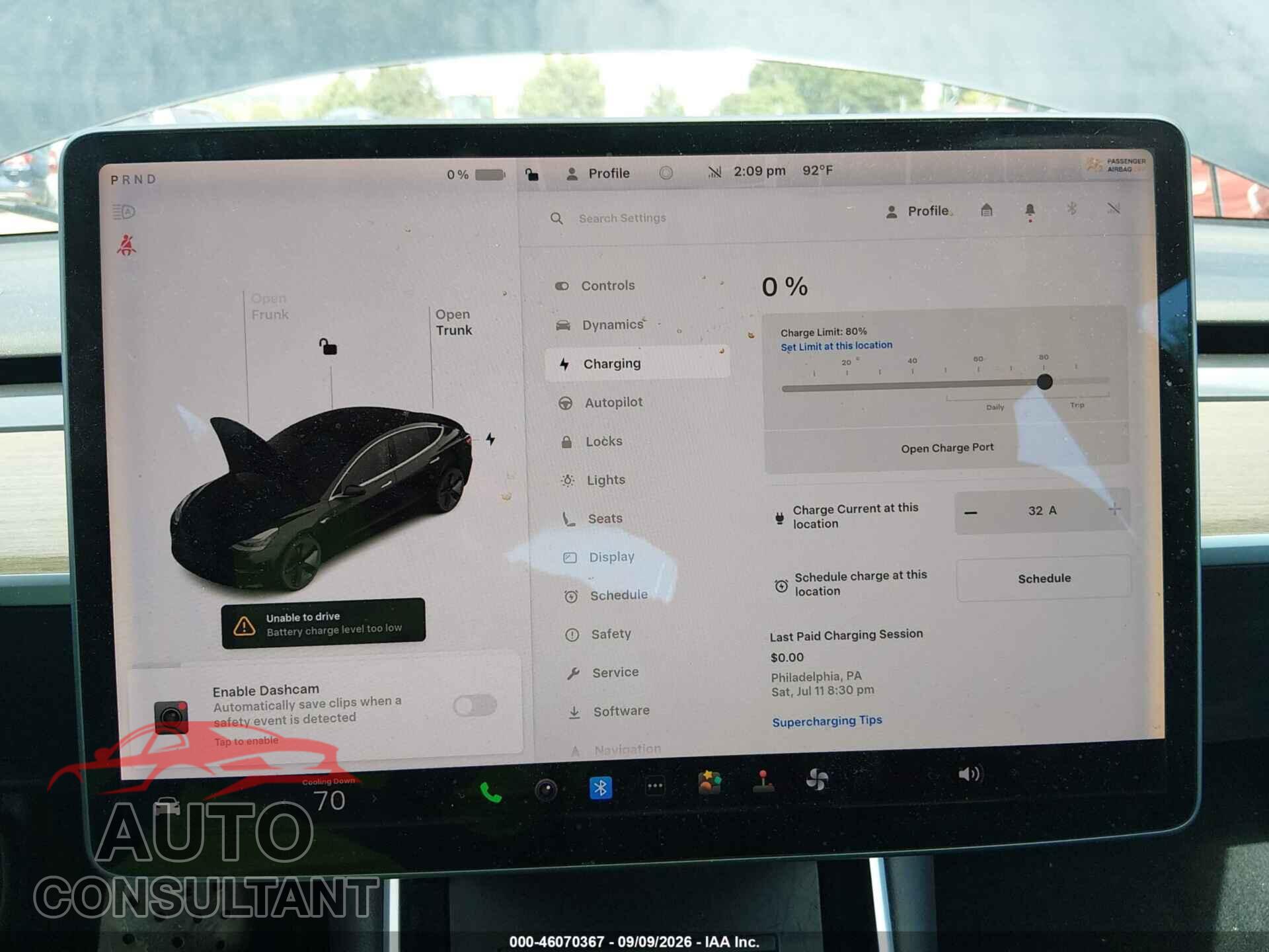 TESLA MODEL 3 2019 - 5YJ3E1EA2KF316901