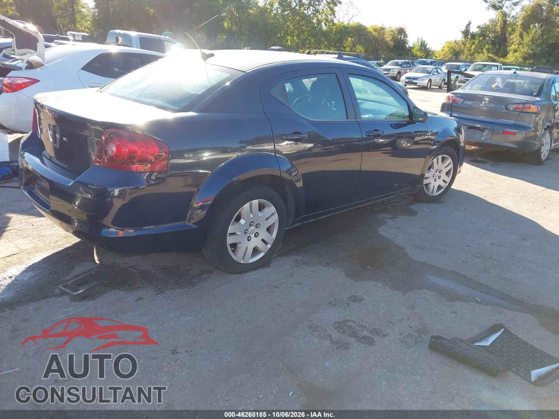 DODGE AVENGER 2013 - 1C3CDZAB7DN621349