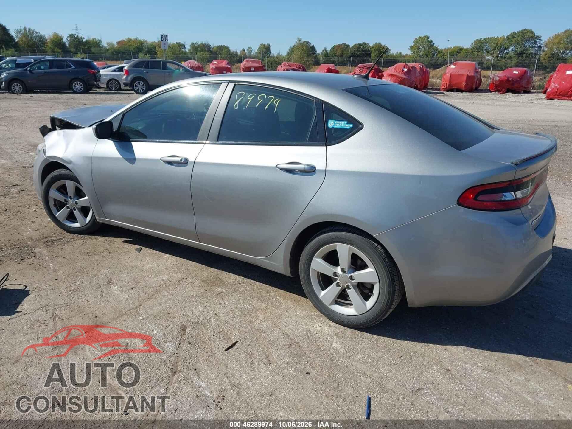 DODGE DART 2015 - 1C3CDFBB9FD132330