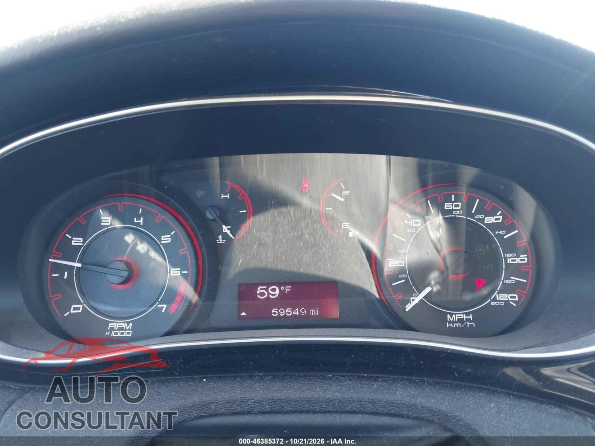 DODGE DART 2013 - 1C3CDFBA1DD341050