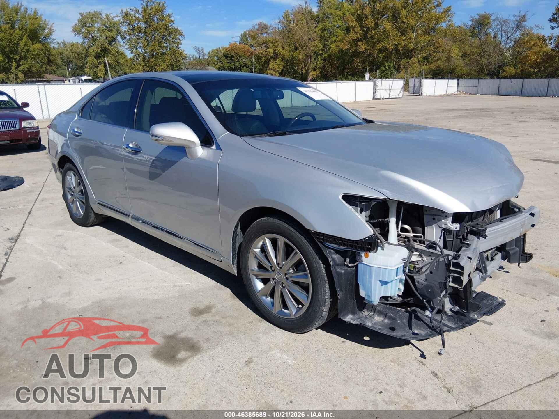 LEXUS ES 350 2012 - JTHBK1EG1C2494696