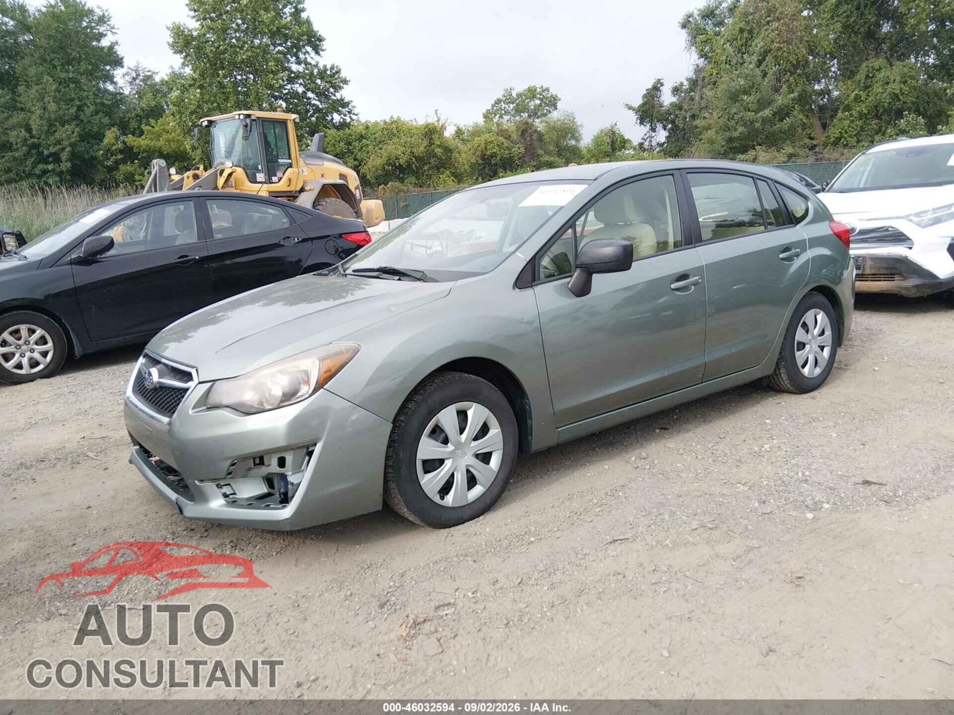 SUBARU IMPREZA 2016 - JF1GPAA60GH303624